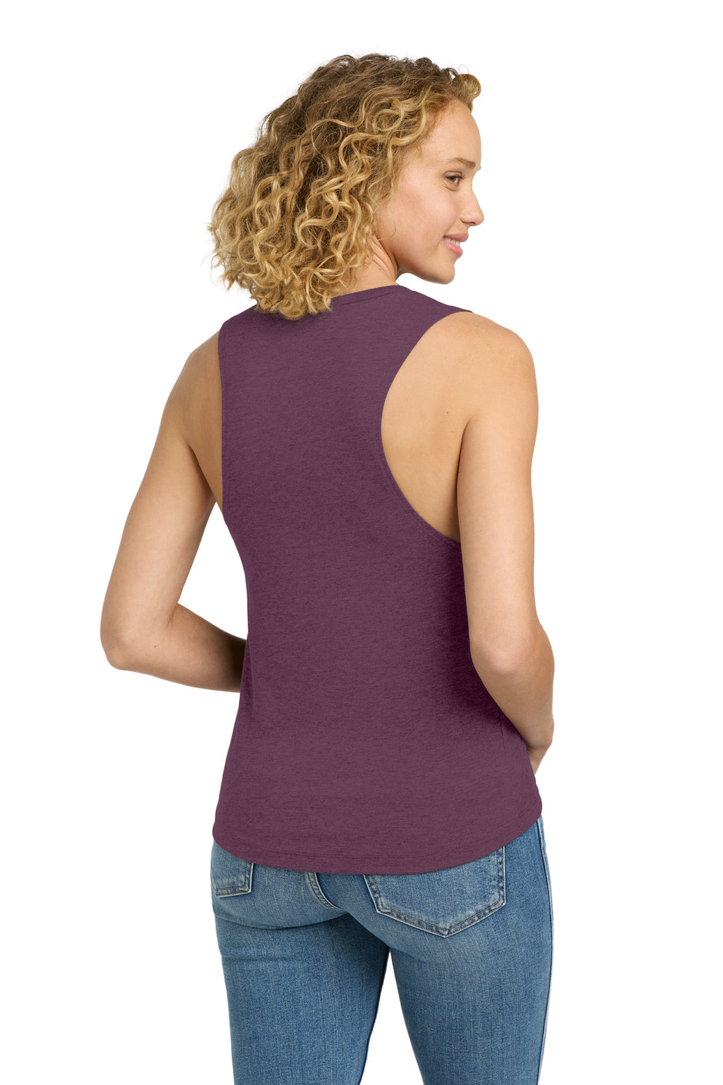 Next Level Apparel Women's Festival Muscle Tank. NL5013 - Shiraz - back