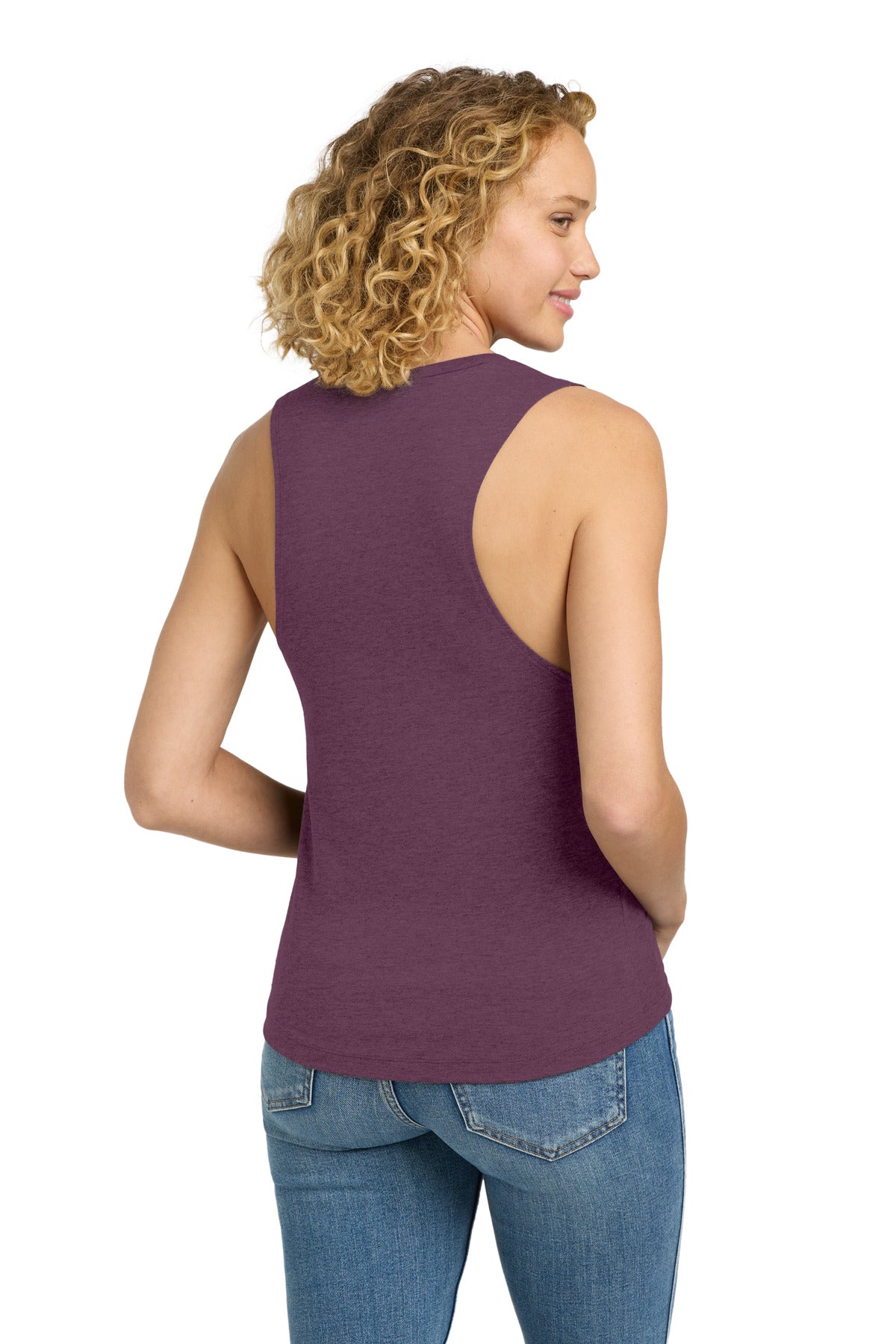 Next Level Apparel Women's Festival Muscle Tank. NL5013 - Shiraz - back