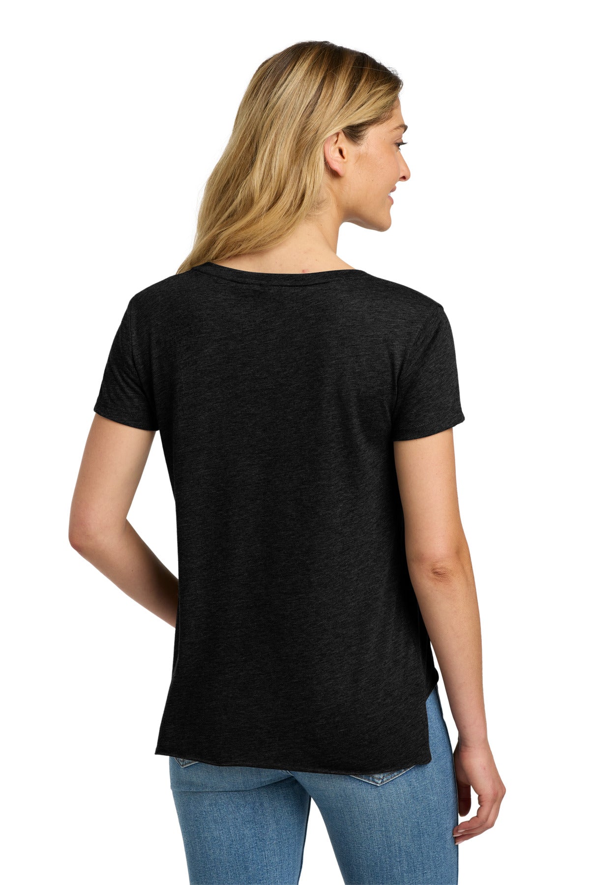 Next Level Apparel Women's Festival Scoop Neck Tee. NL5030 - Black - back