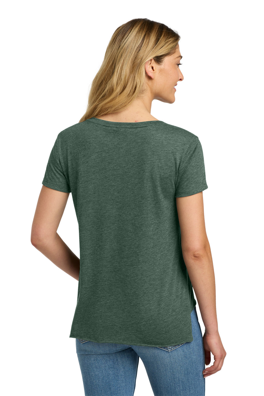 Next Level Apparel Women's Festival Scoop Neck Tee. NL5030 - Royal Pine - back