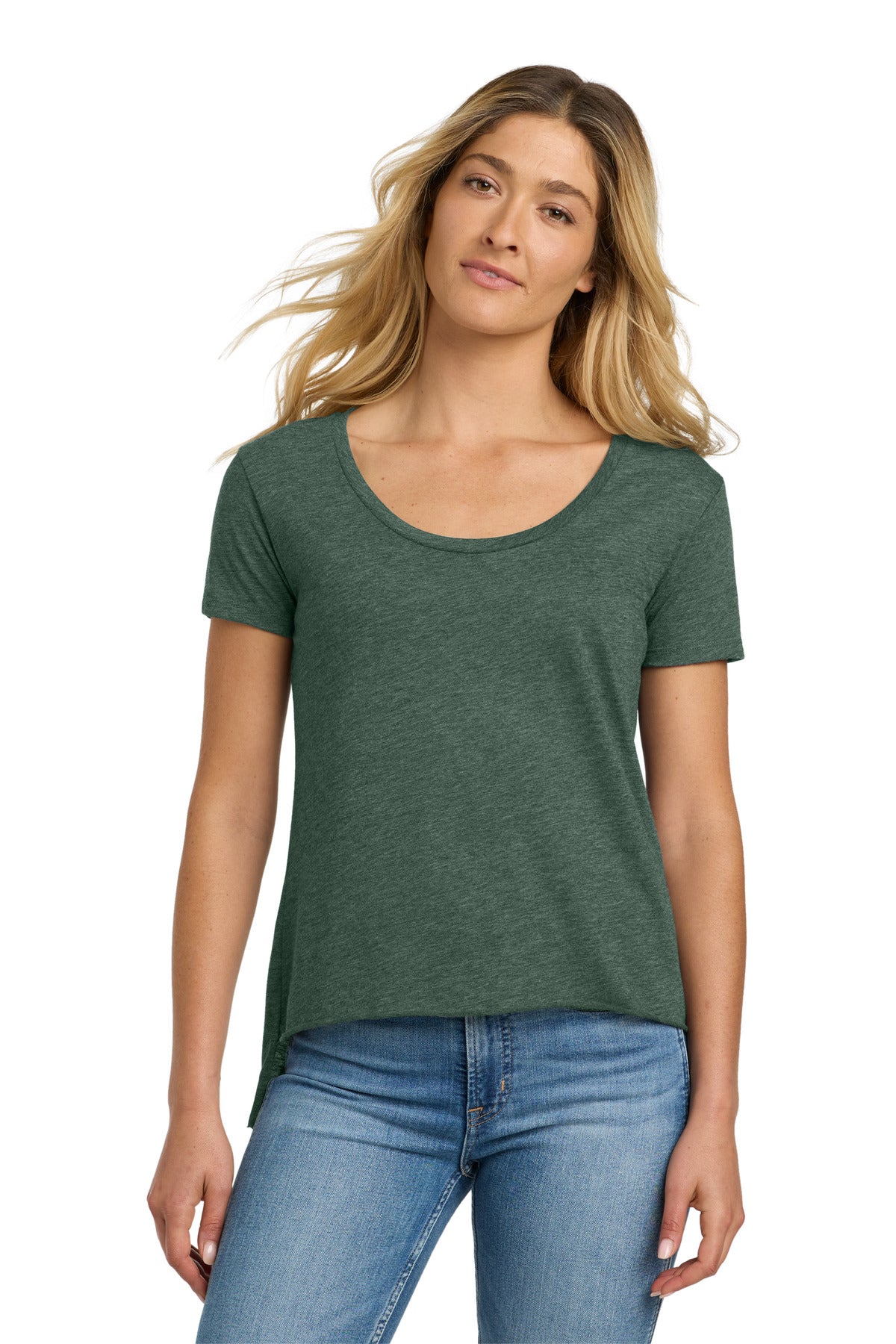 Next Level Apparel Women's Festival Scoop Neck Tee. NL5030 - Royal Pine - front