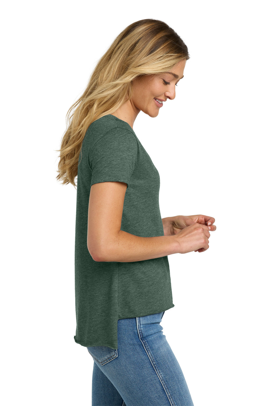 Next Level Apparel Women's Festival Scoop Neck Tee. NL5030 - Royal Pine - side