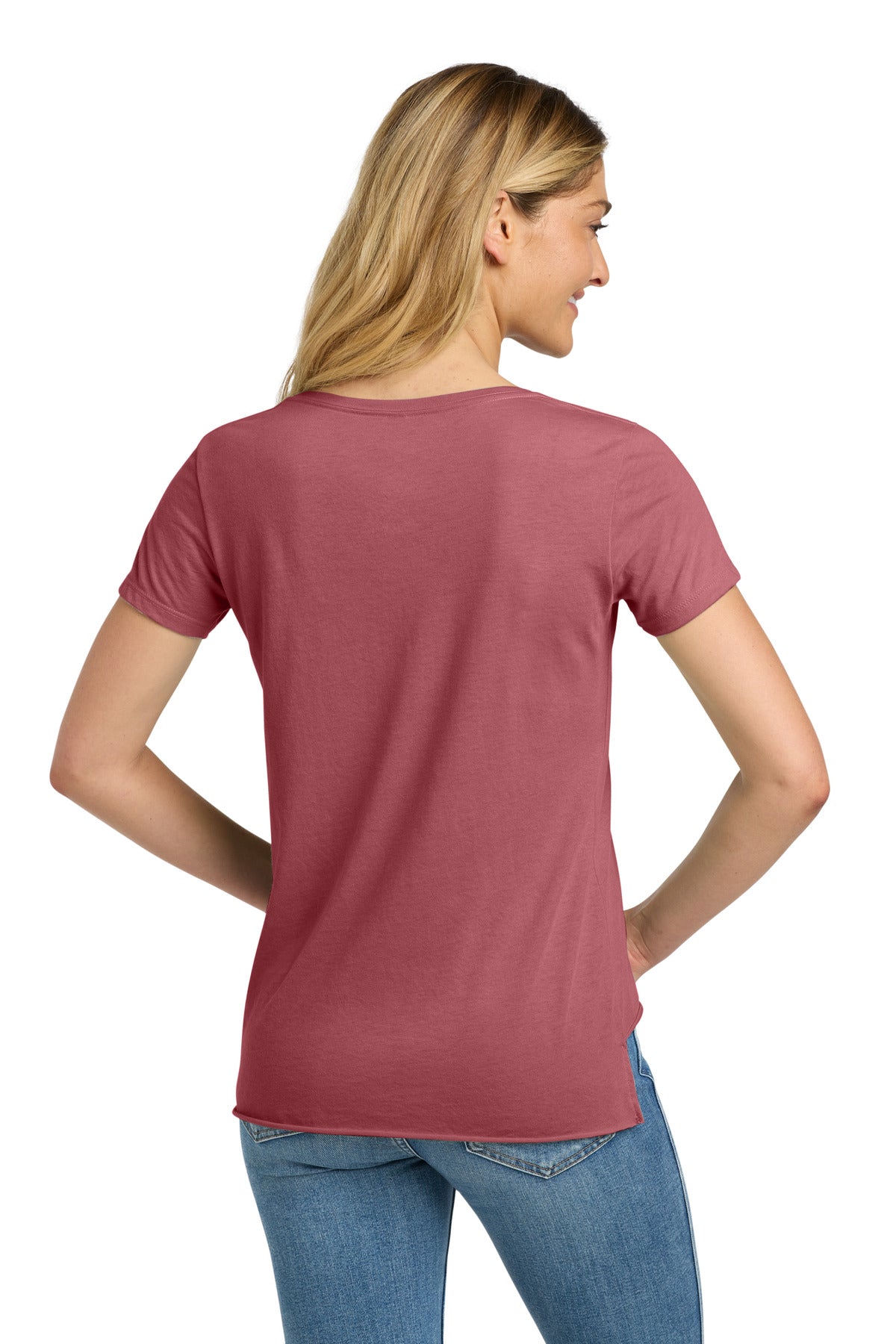 Next Level Apparel Women's Festival Scoop Neck Tee. NL5030 - Smoked Paprika - back