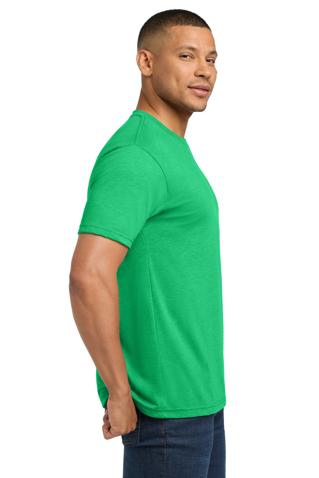 Next Level Apparel Adult Tri-Blend Tee. NL6010 - Envy - side