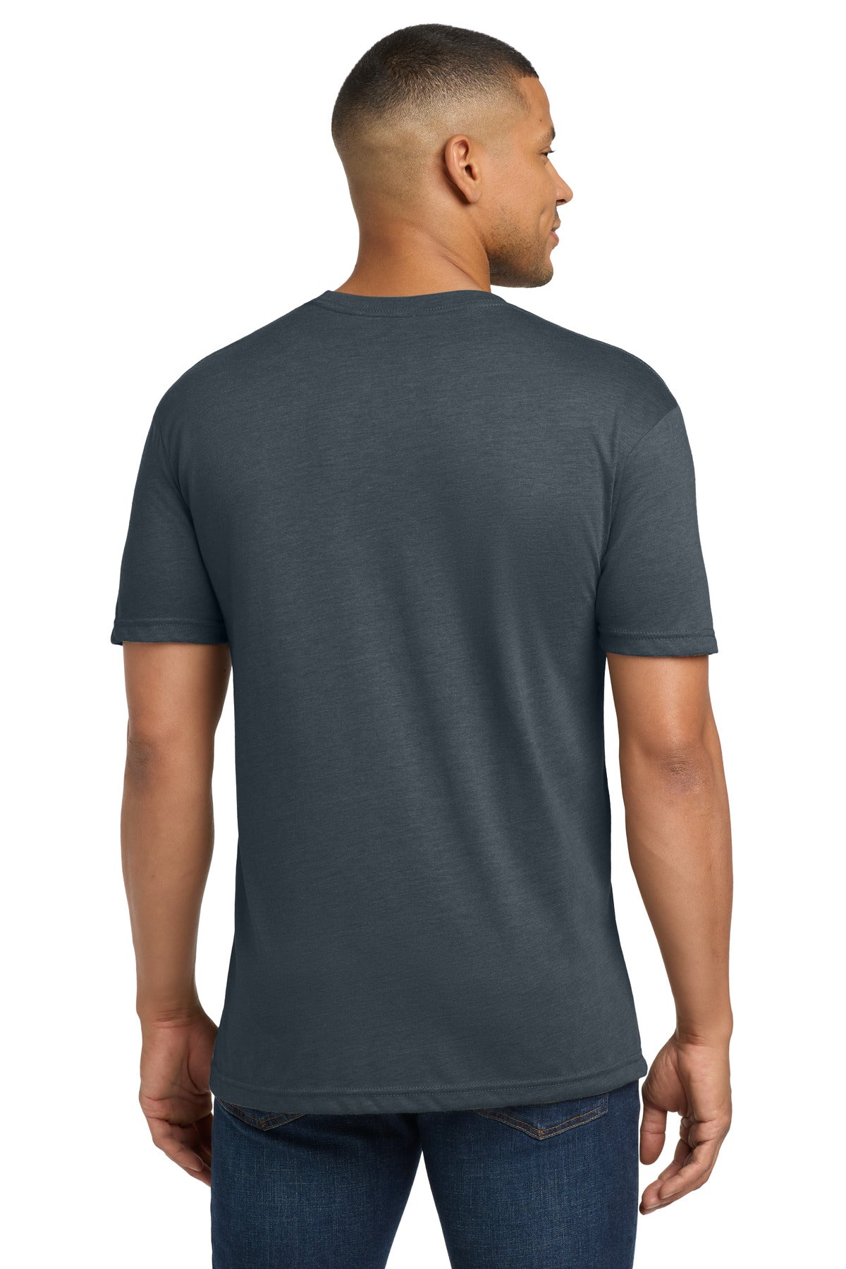 Next Level Apparel Adult Tri-Blend Tee. NL6010 - Indigo - back