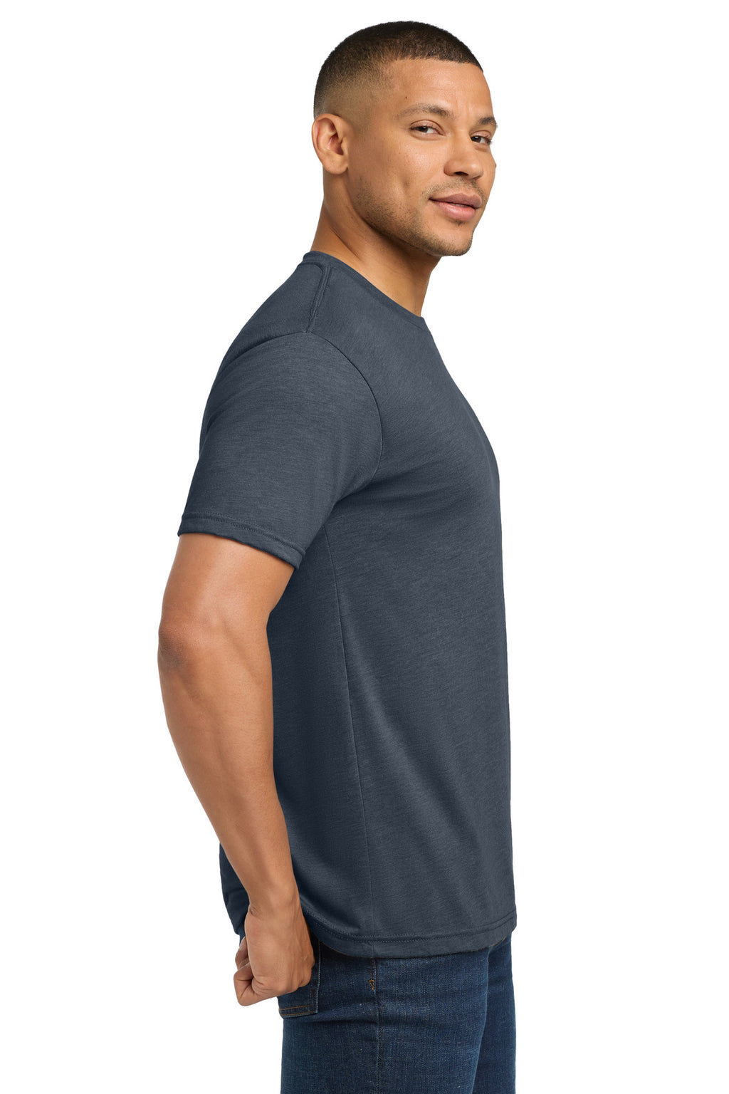 Next Level Apparel Adult Tri-Blend Tee. NL6010 - Legion Blue - side
