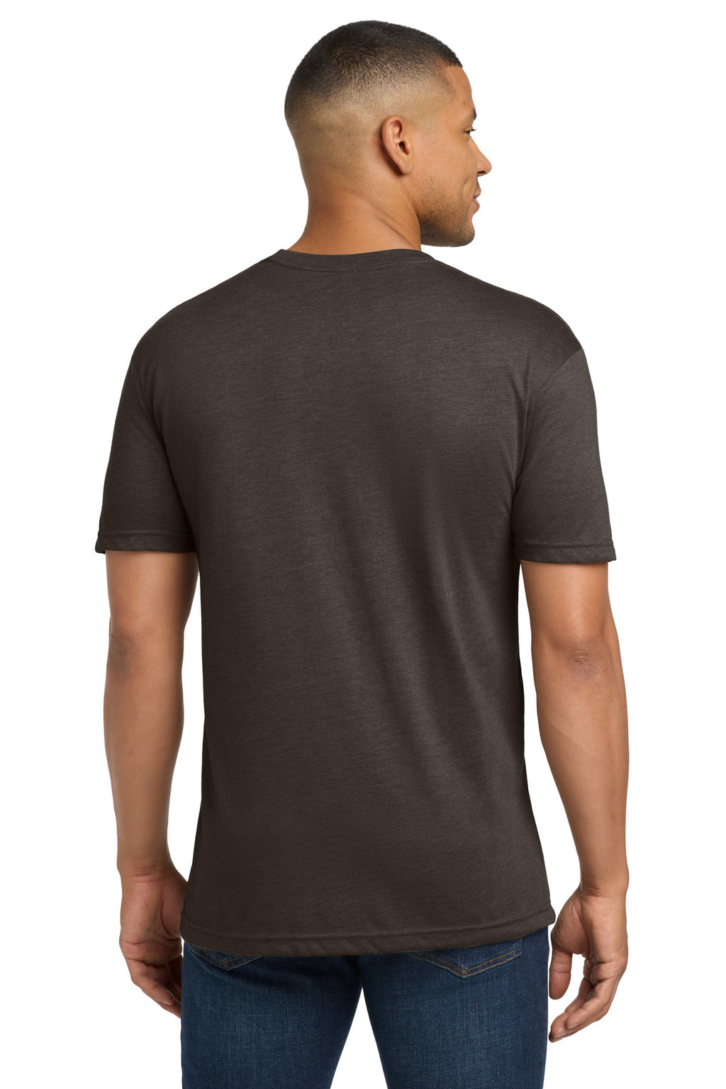 Next Level Apparel Adult Tri-Blend Tee. NL6010 - Macchiato - back