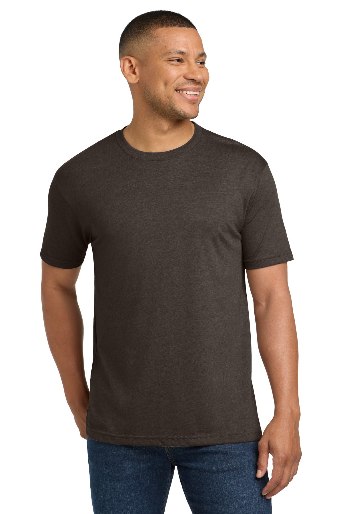 Next Level Apparel Adult Tri-Blend Tee. NL6010 - Macchiato - front