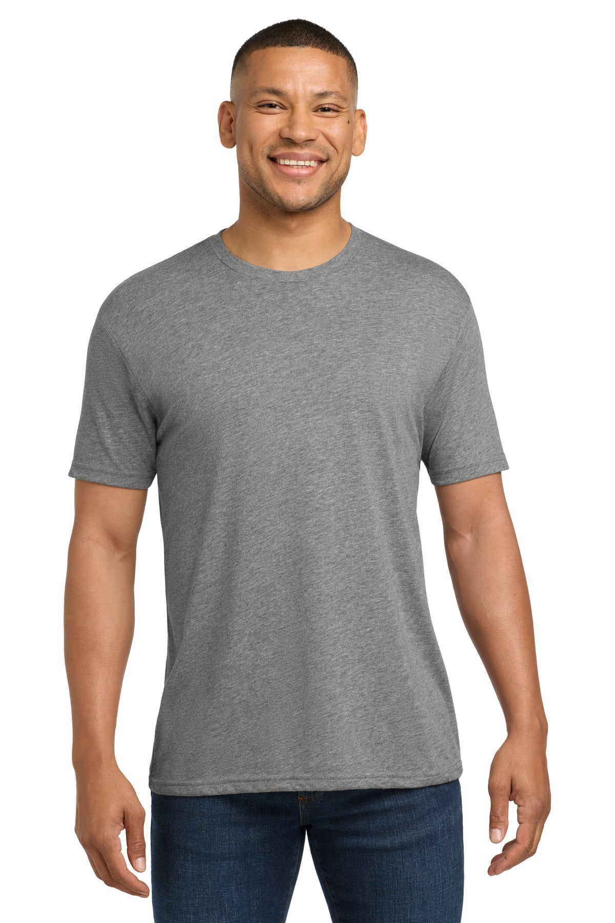 Next Level Apparel Adult Tri-Blend Tee. NL6010 - Premium Heather - front