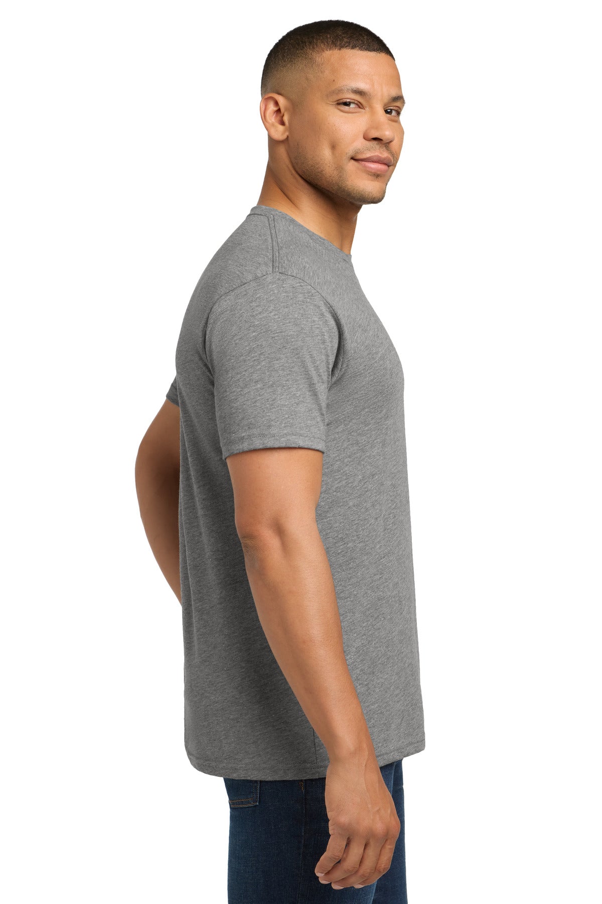 Next Level Apparel Adult Tri-Blend Tee. NL6010 - Premium Heather - side