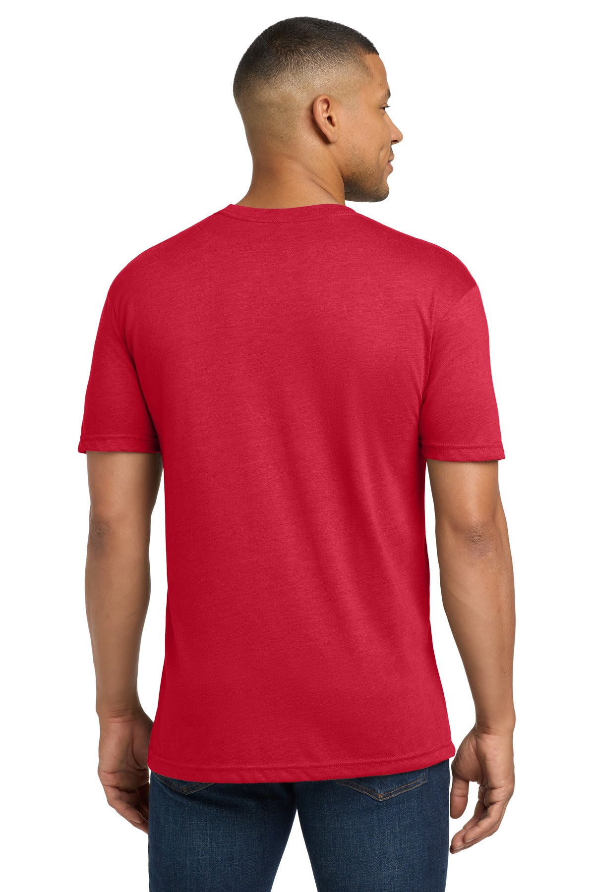 Next Level Apparel Adult Tri-Blend Tee. NL6010 - Red - back