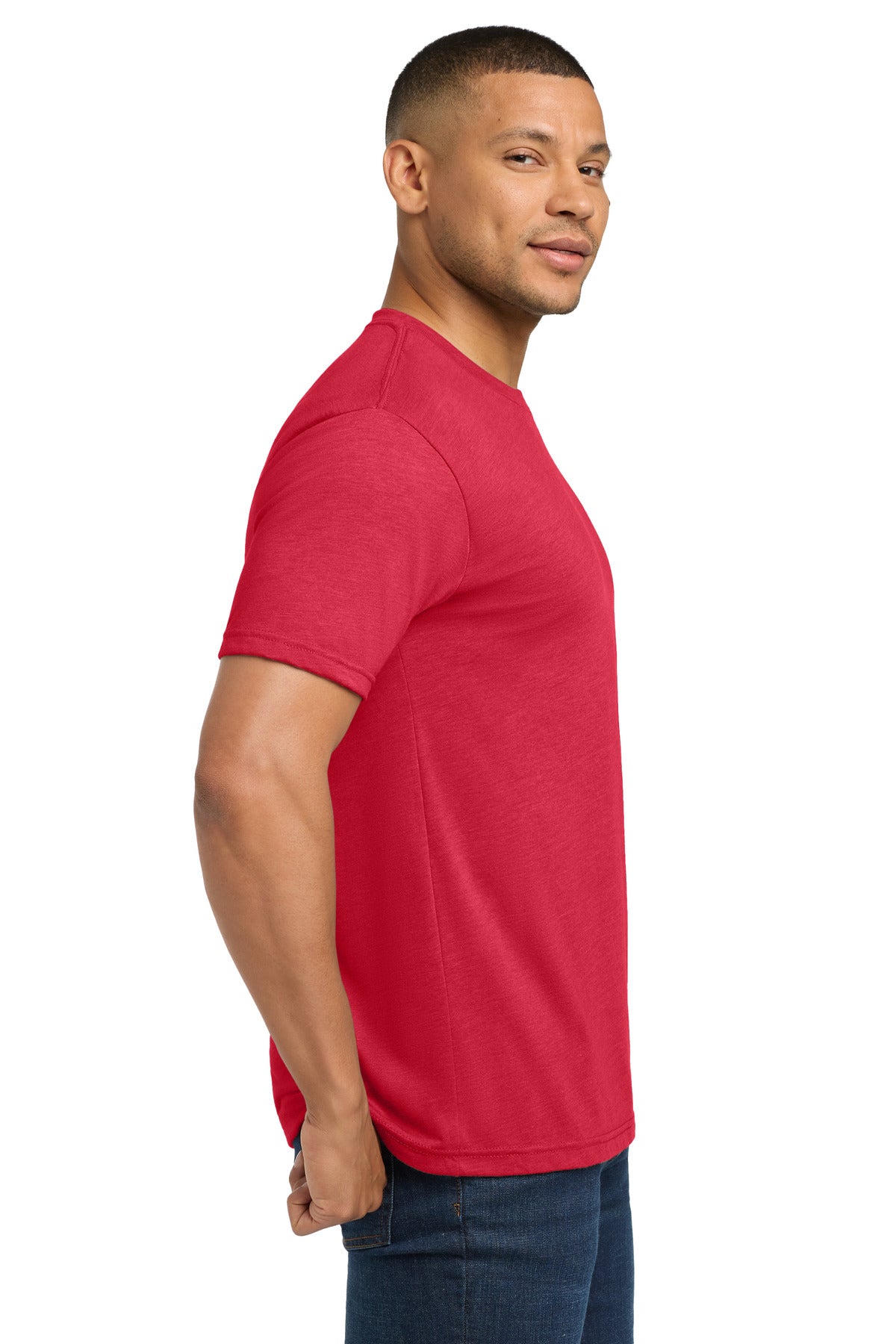 Next Level Apparel Adult Tri-Blend Tee. NL6010 - Red - side