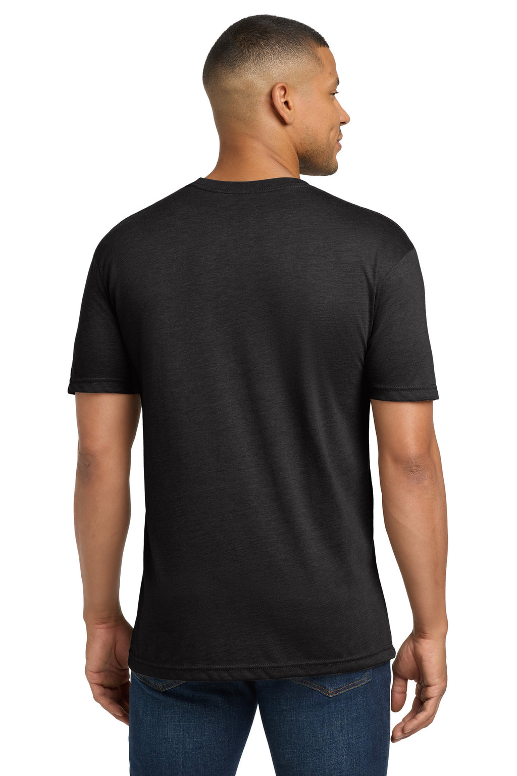 Next Level Apparel Adult Tri-Blend Tee. NL6010 - Vintage Black - back
