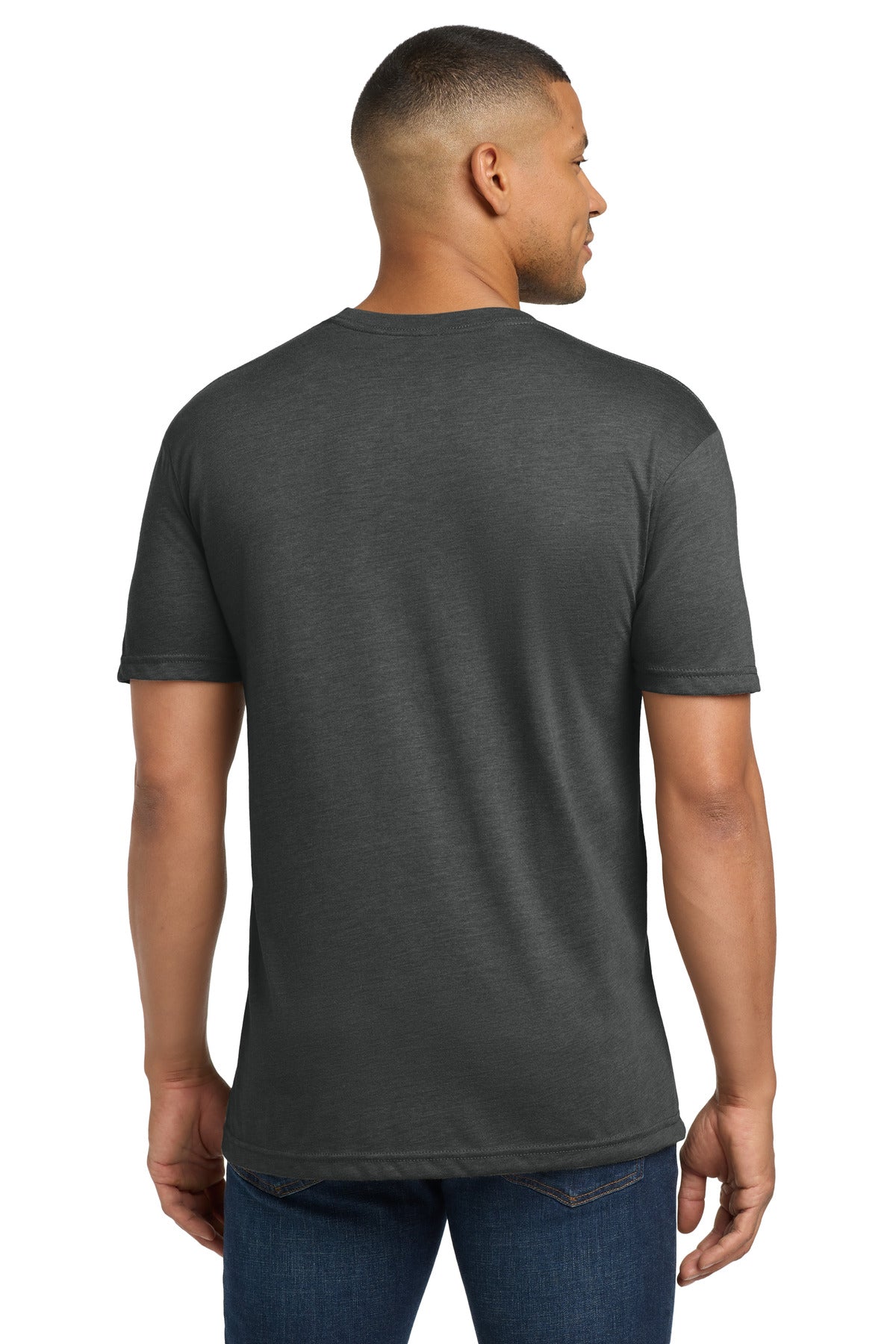 Next Level Apparel Adult Tri-Blend Tee. NL6010 - Vintage Heavy Metal - back