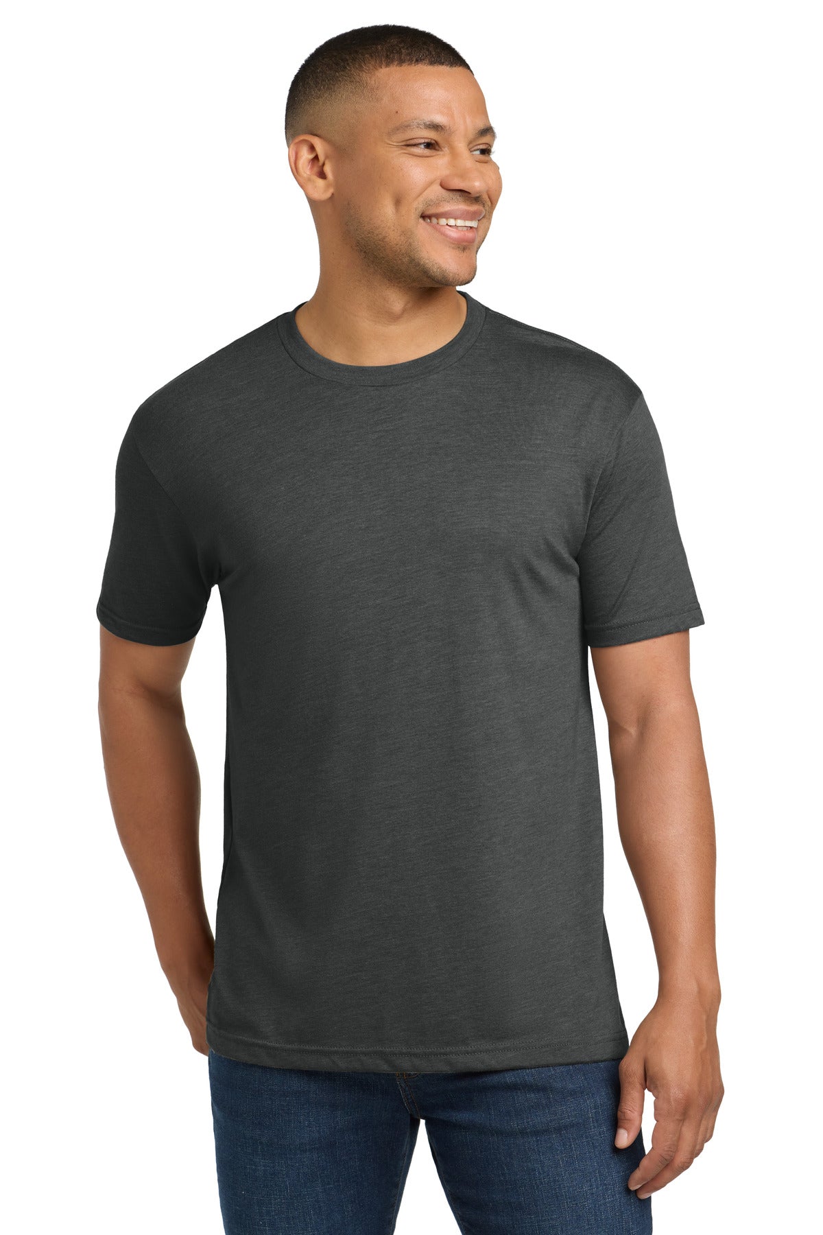 Next Level Apparel Adult Tri-Blend Tee. NL6010 - Vintage Heavy Metal - front