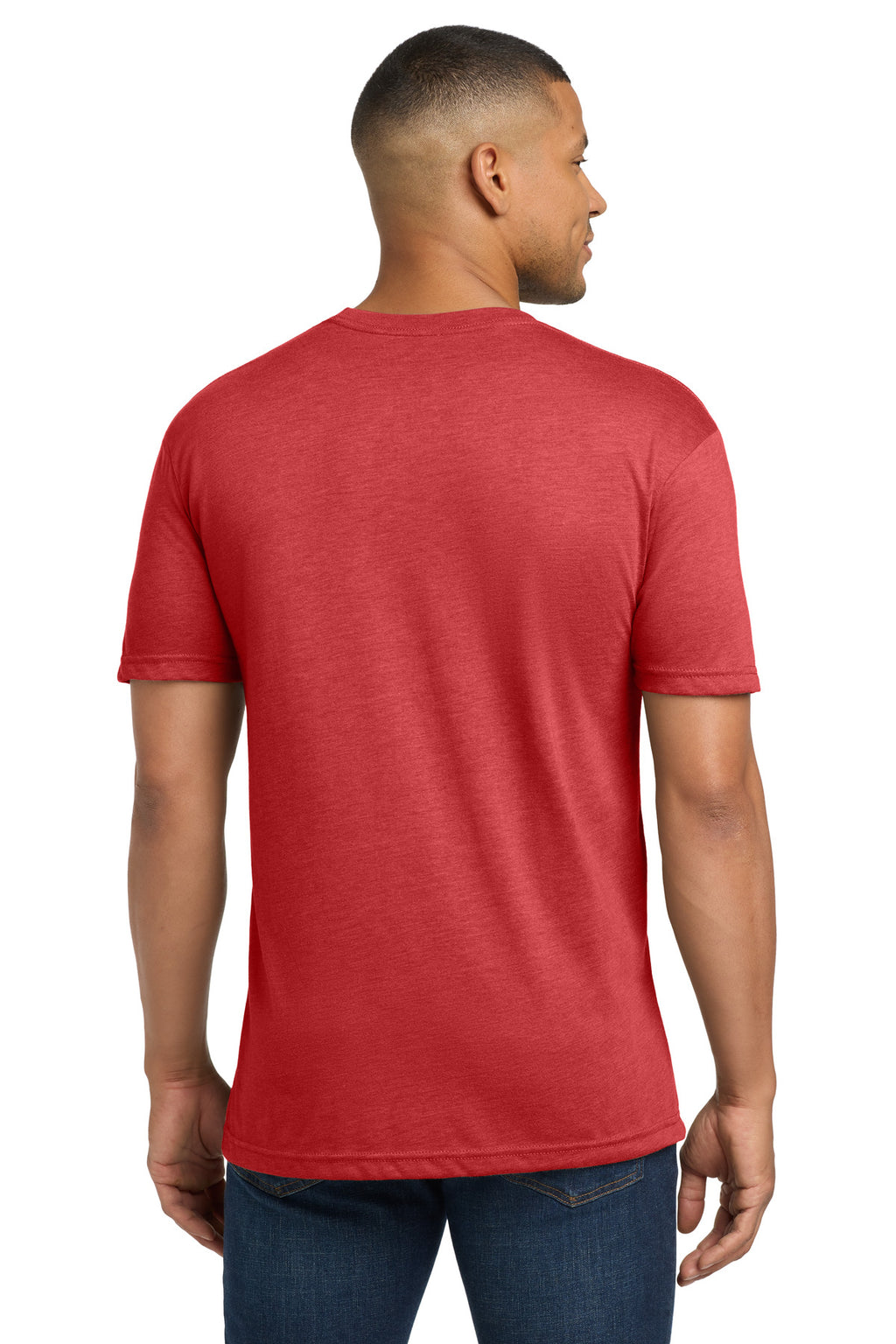 Next Level Apparel Adult Tri-Blend Tee. NL6010 - Vintage Red - back