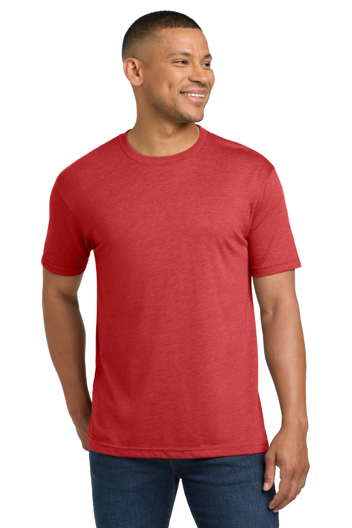 Next Level Apparel Adult Tri-Blend Tee. NL6010 - Vintage Red - front