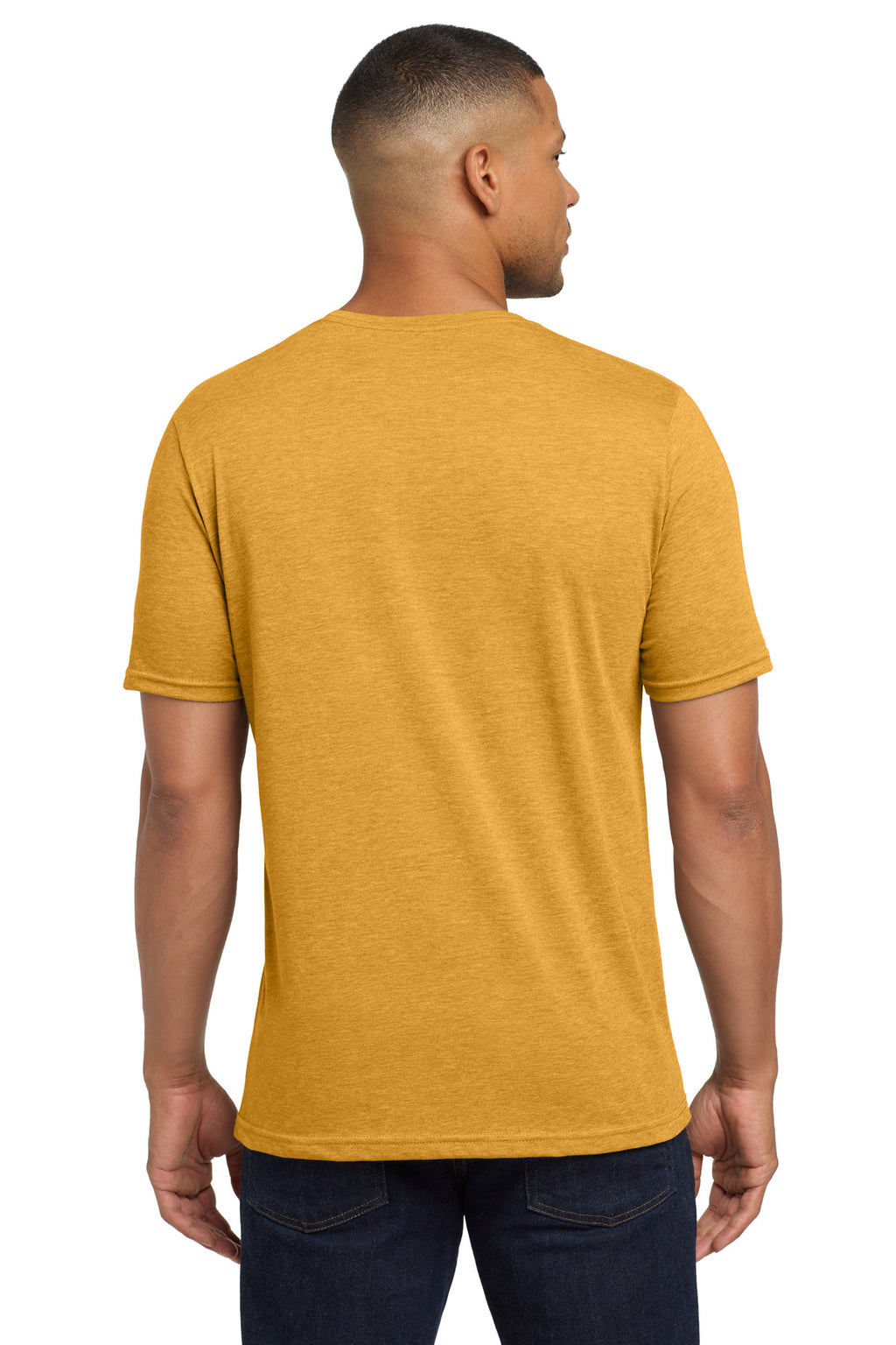 Next Level Apparel Adult Poly/Cotton Tee. NL6200 - Antique Gold - back