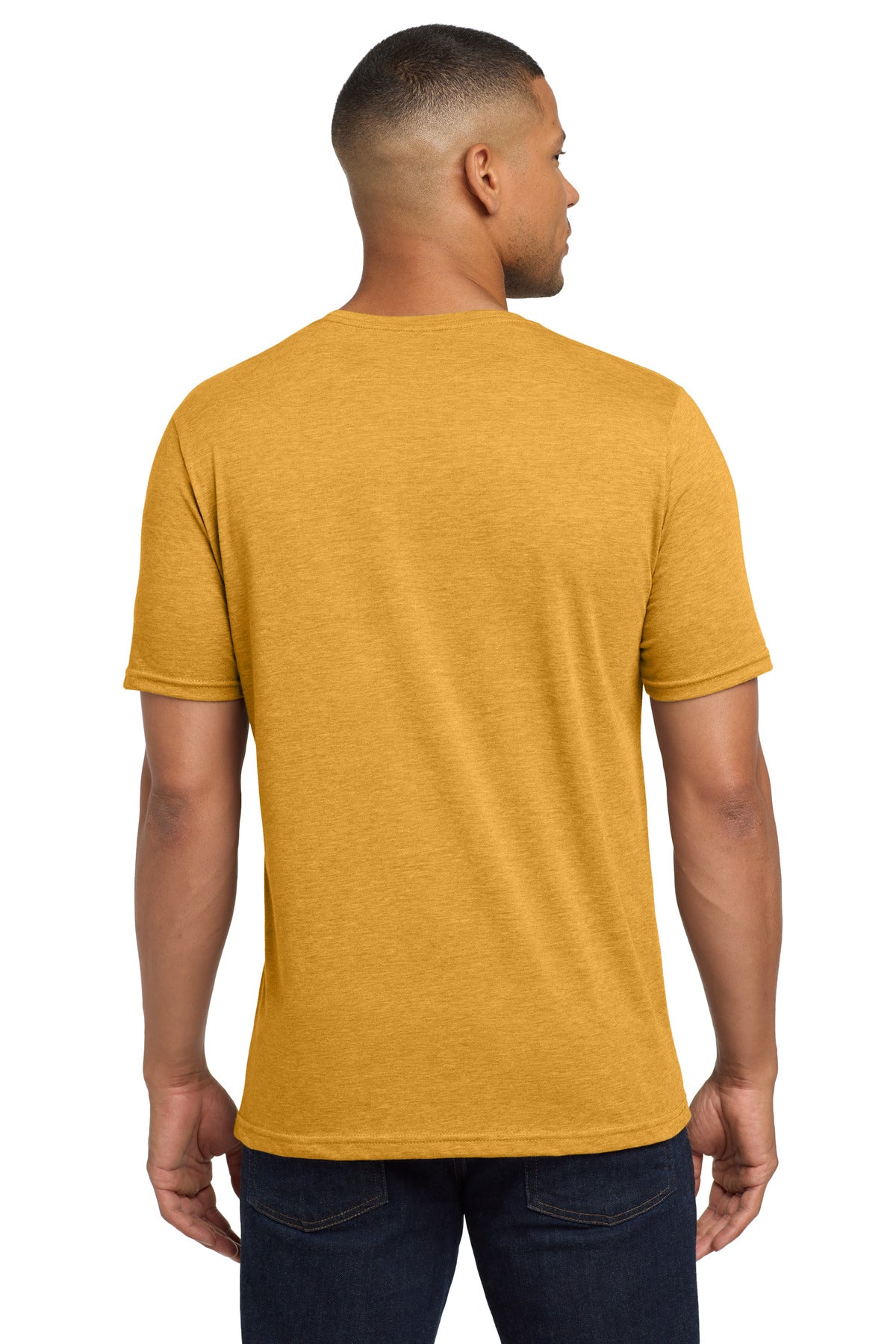 Next Level Apparel Adult Poly/Cotton Tee. NL6200 - Antique Gold - back