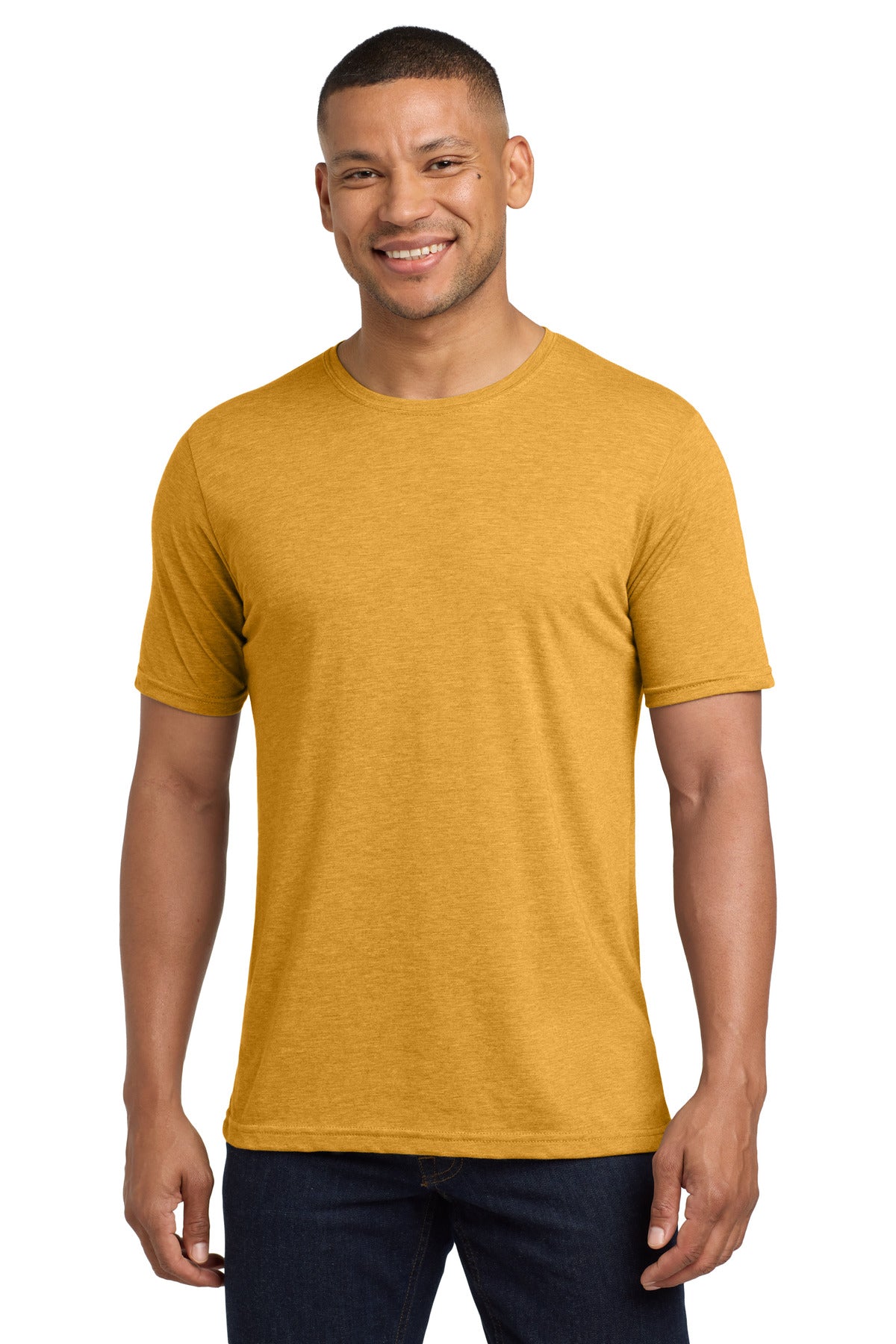 Next Level Apparel Adult Poly/Cotton Tee. NL6200 - Antique Gold - front