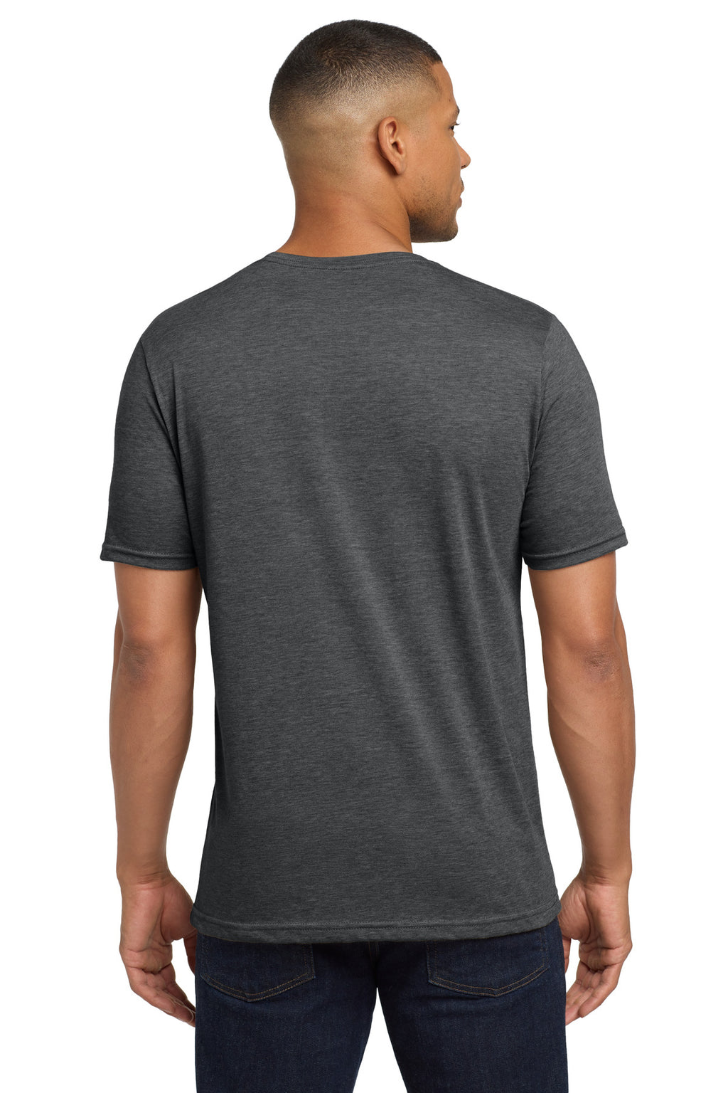 Next Level Apparel Adult Poly/Cotton Tee. NL6200 - Charcoal - back