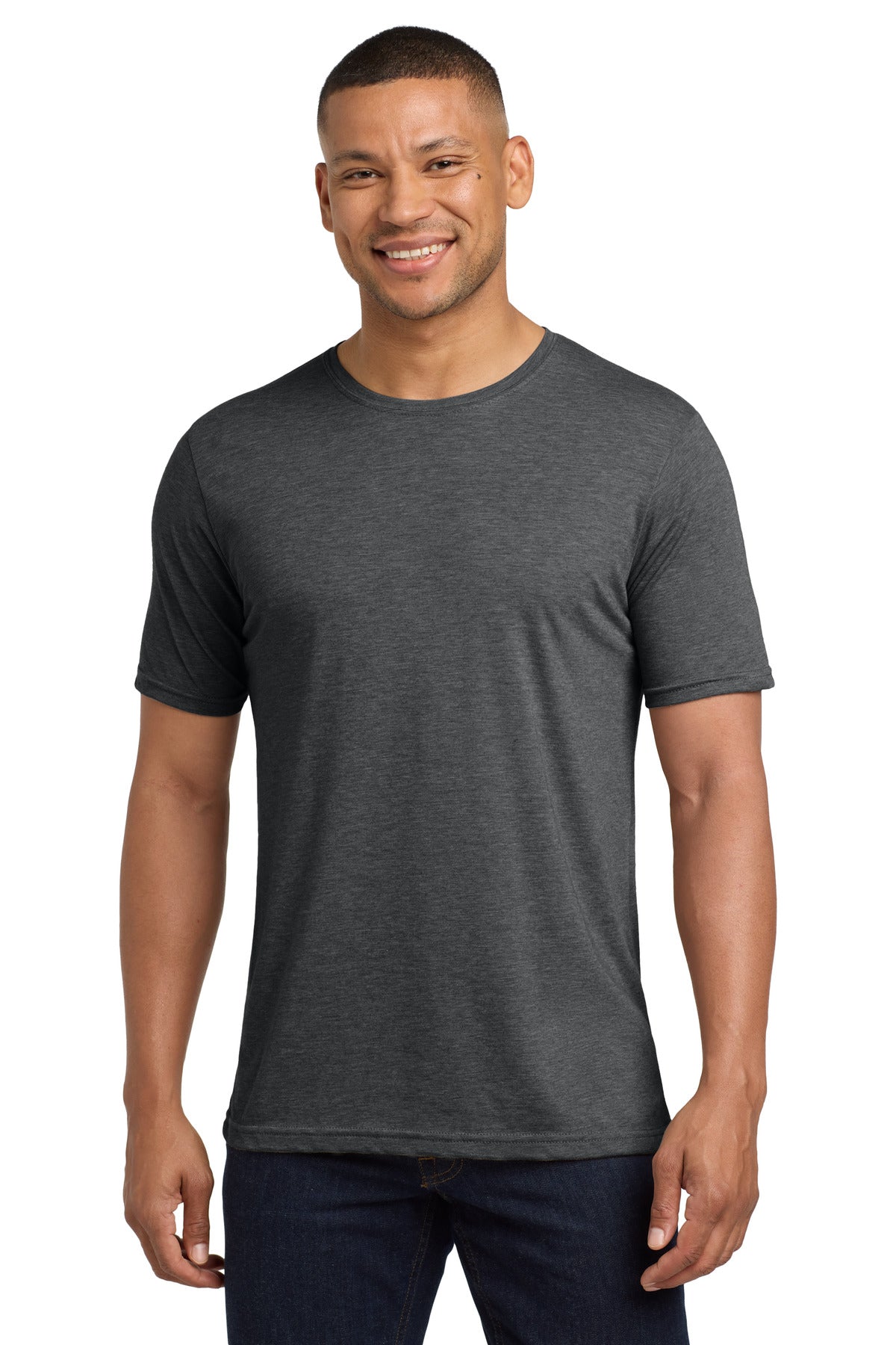 Next Level Apparel Adult Poly/Cotton Tee. NL6200 - Charcoal - front