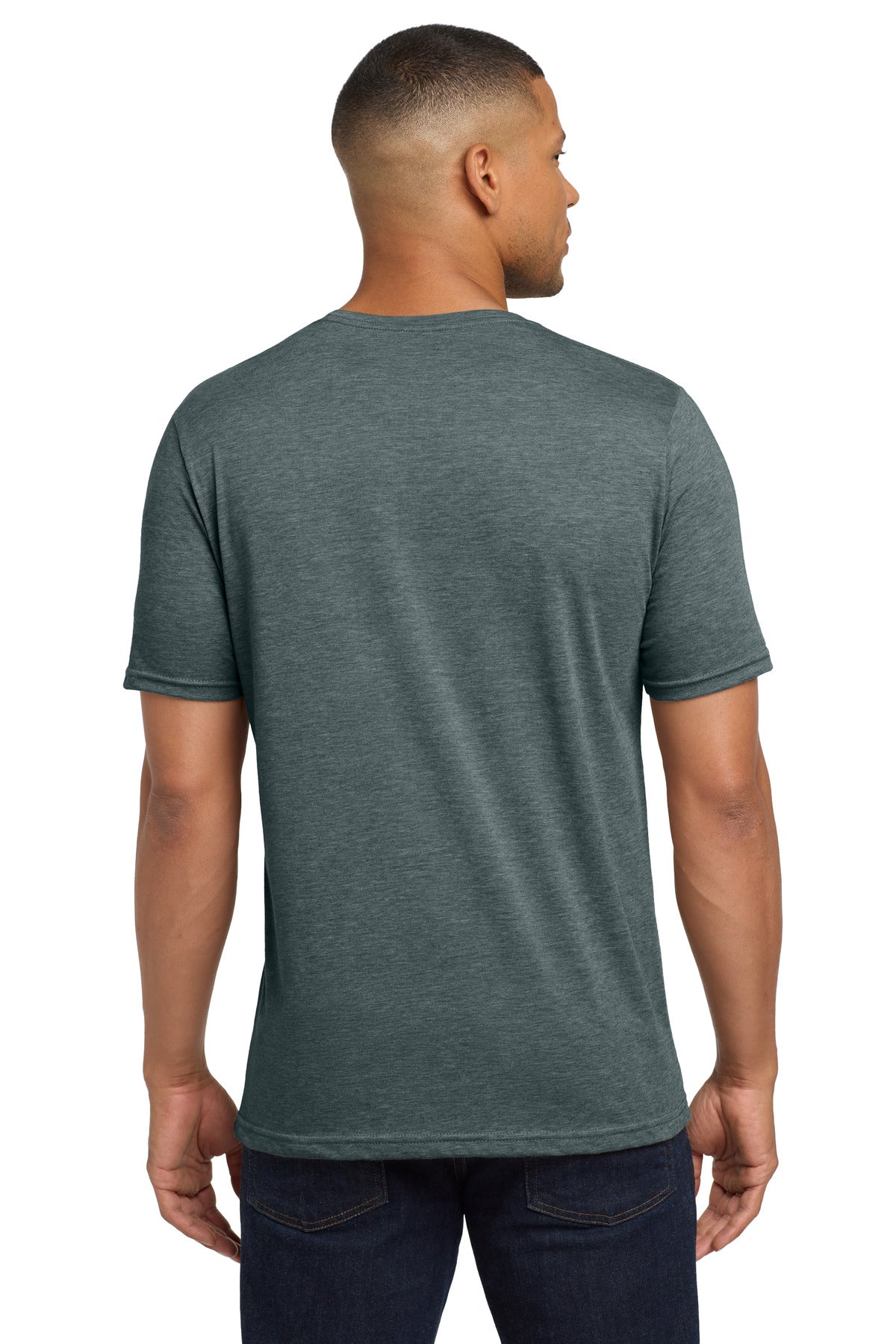Next Level Apparel Adult Poly/Cotton Tee. NL6200 - Indigo - back