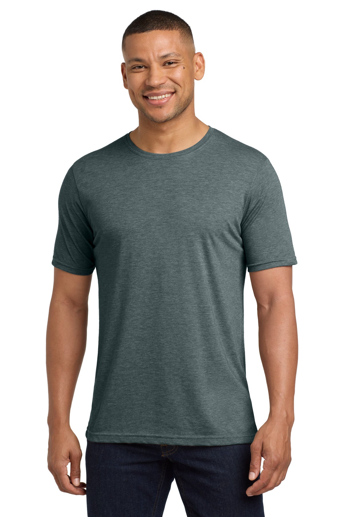 Next Level Apparel Adult Poly/Cotton Tee. NL6200 - Indigo - front
