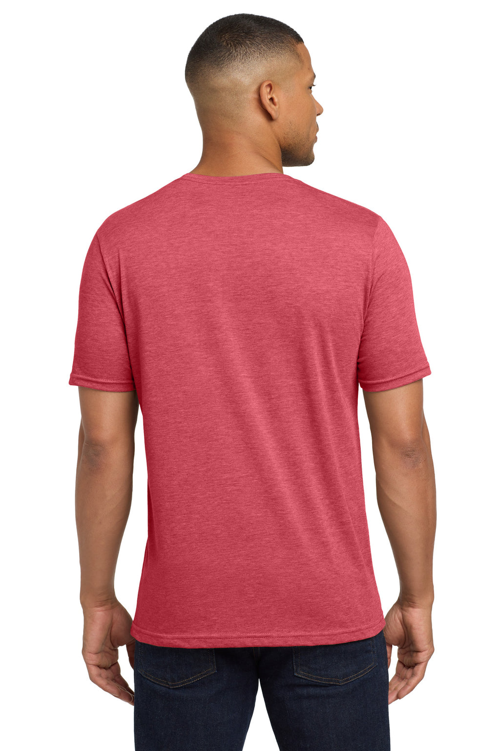 Next Level Apparel Adult Poly/Cotton Tee. NL6200 - Red - back