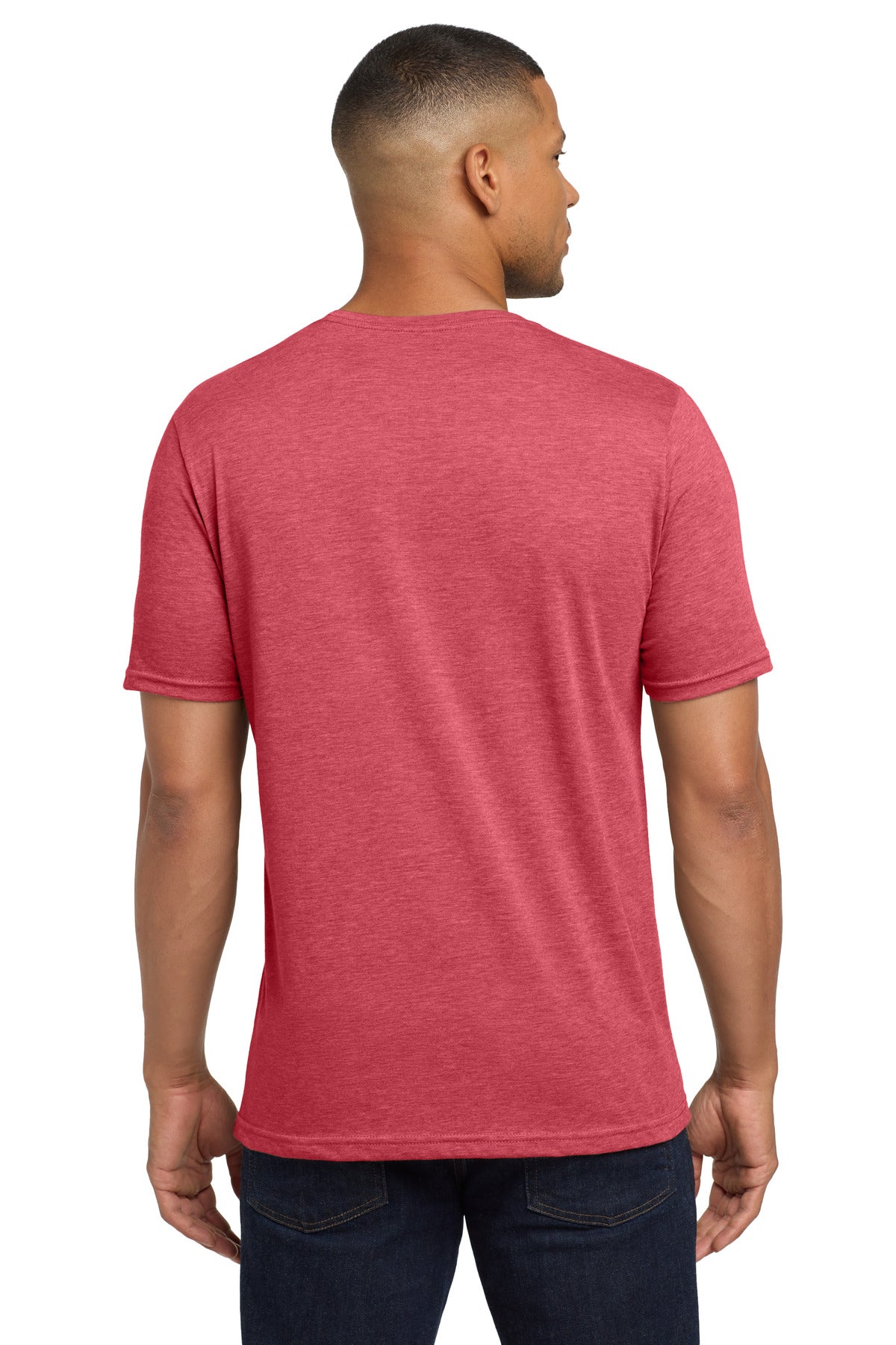 Next Level Apparel Adult Poly/Cotton Tee. NL6200 - Red - back