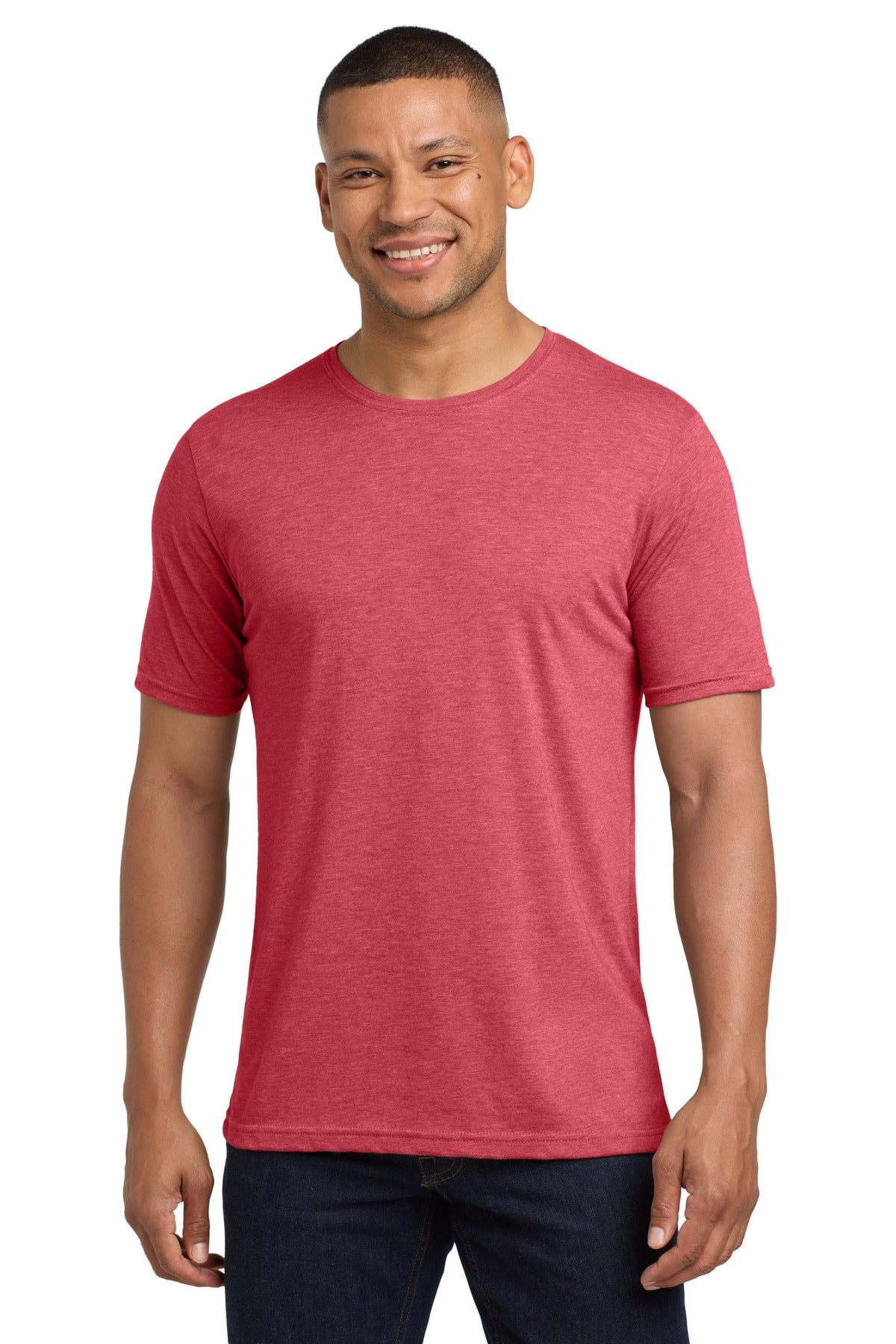 Next Level Apparel Adult Poly/Cotton Tee. NL6200 - Red - front