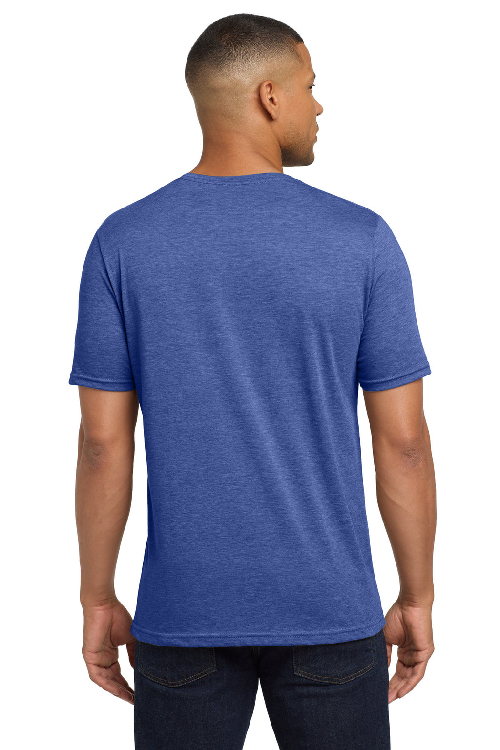 Next Level Apparel Adult Poly/Cotton Tee. NL6200 - Royal - back
