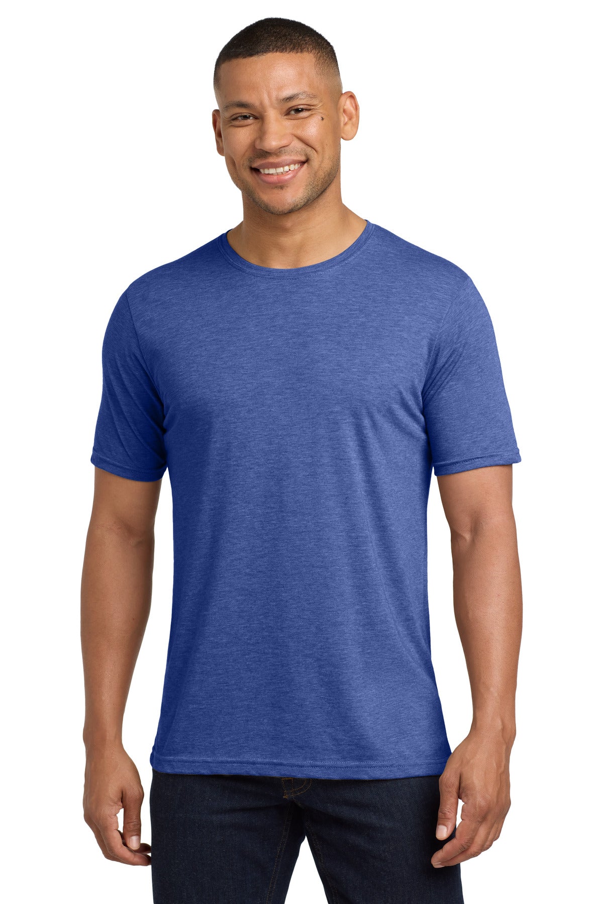 Next Level Apparel Adult Poly/Cotton Tee. NL6200 - Royal - front