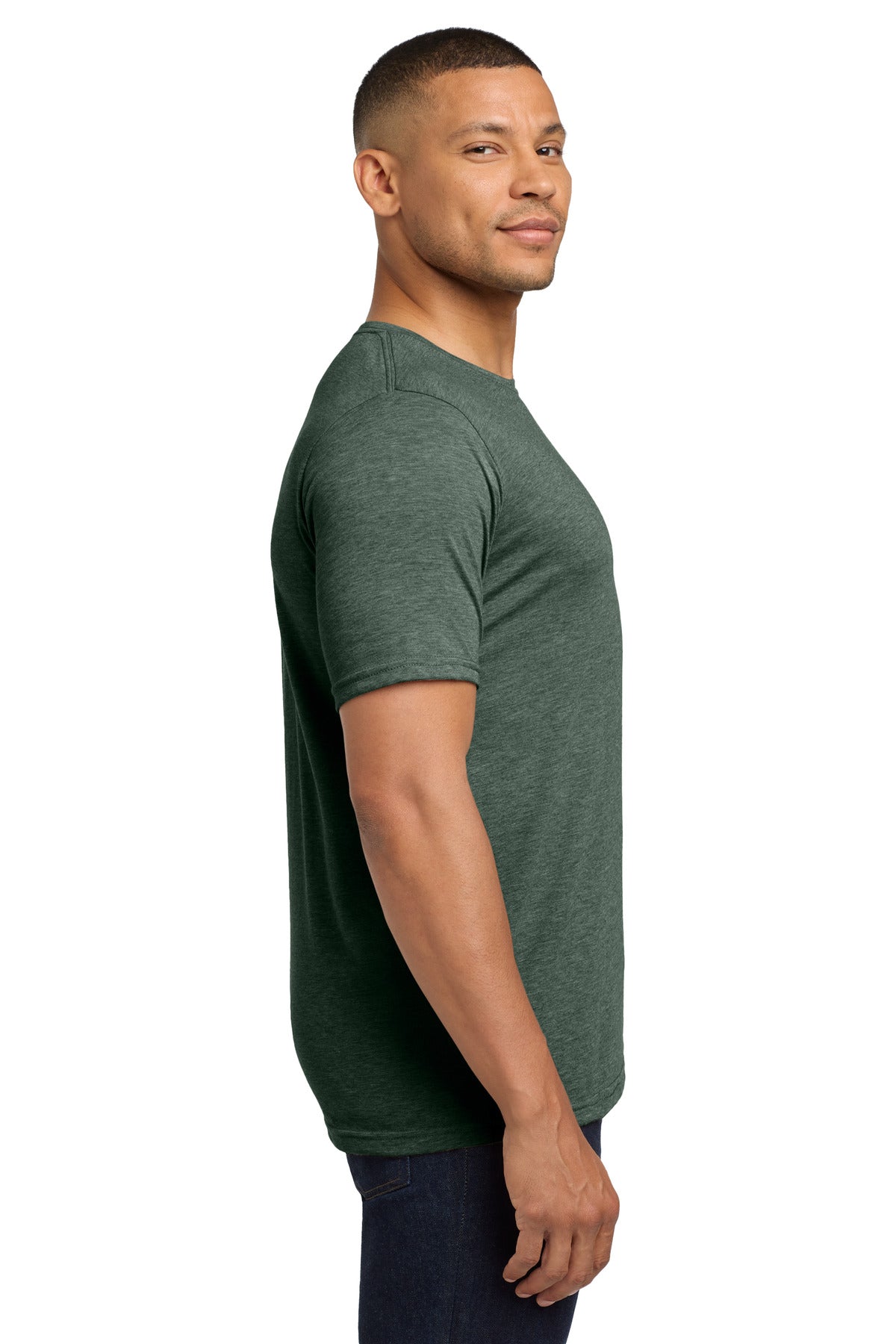 Next Level Apparel Adult Poly/Cotton Tee. NL6200 - Royal Pine - side