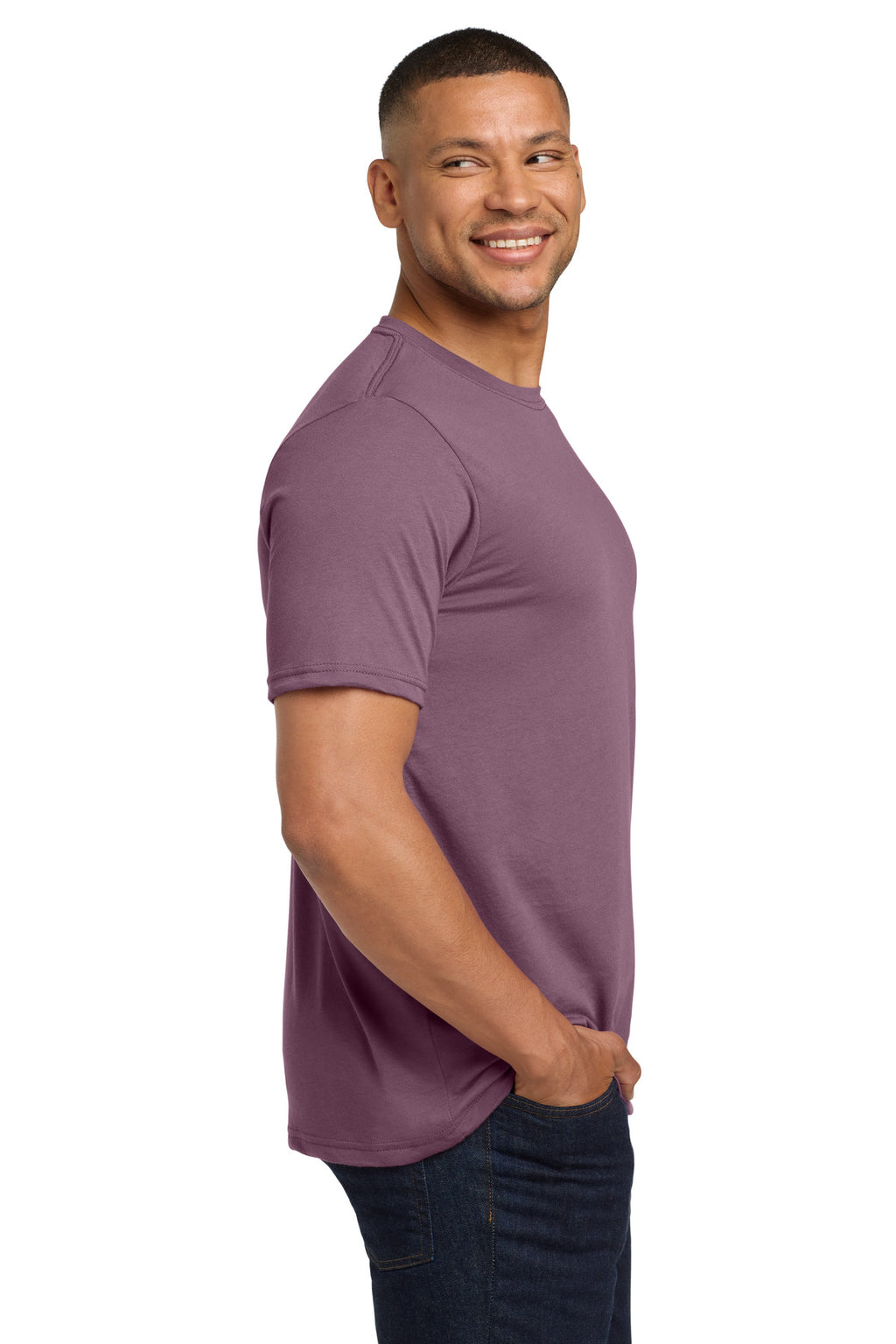 Next Level Apparel Adult Poly/Cotton Tee. NL6200 - Shiraz - side