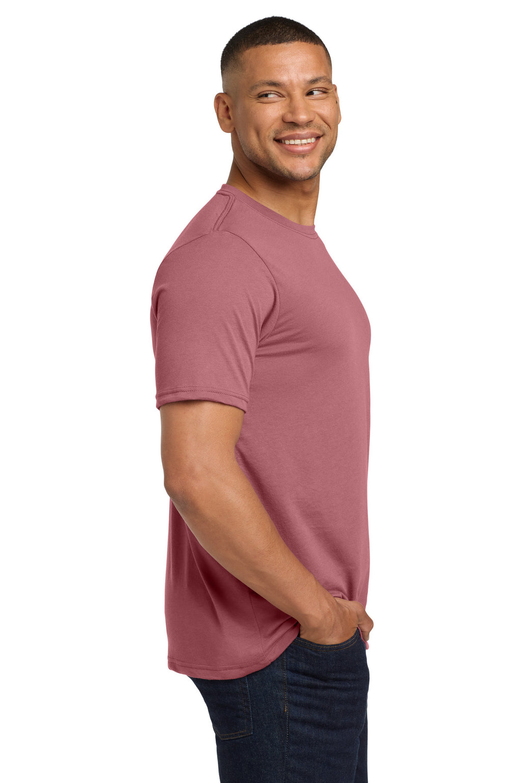 Next Level Apparel Adult Poly/Cotton Tee. NL6200 - Smoked Paprika - side