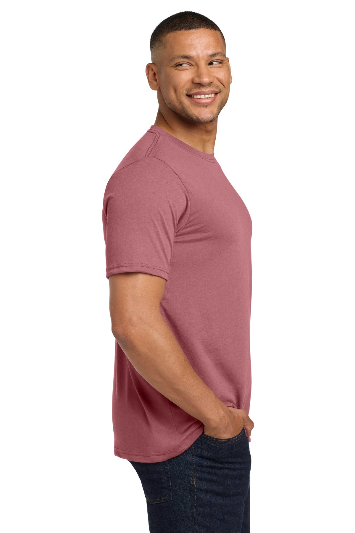 Next Level Apparel Adult Poly/Cotton Tee. NL6200 - Smoked Paprika - side