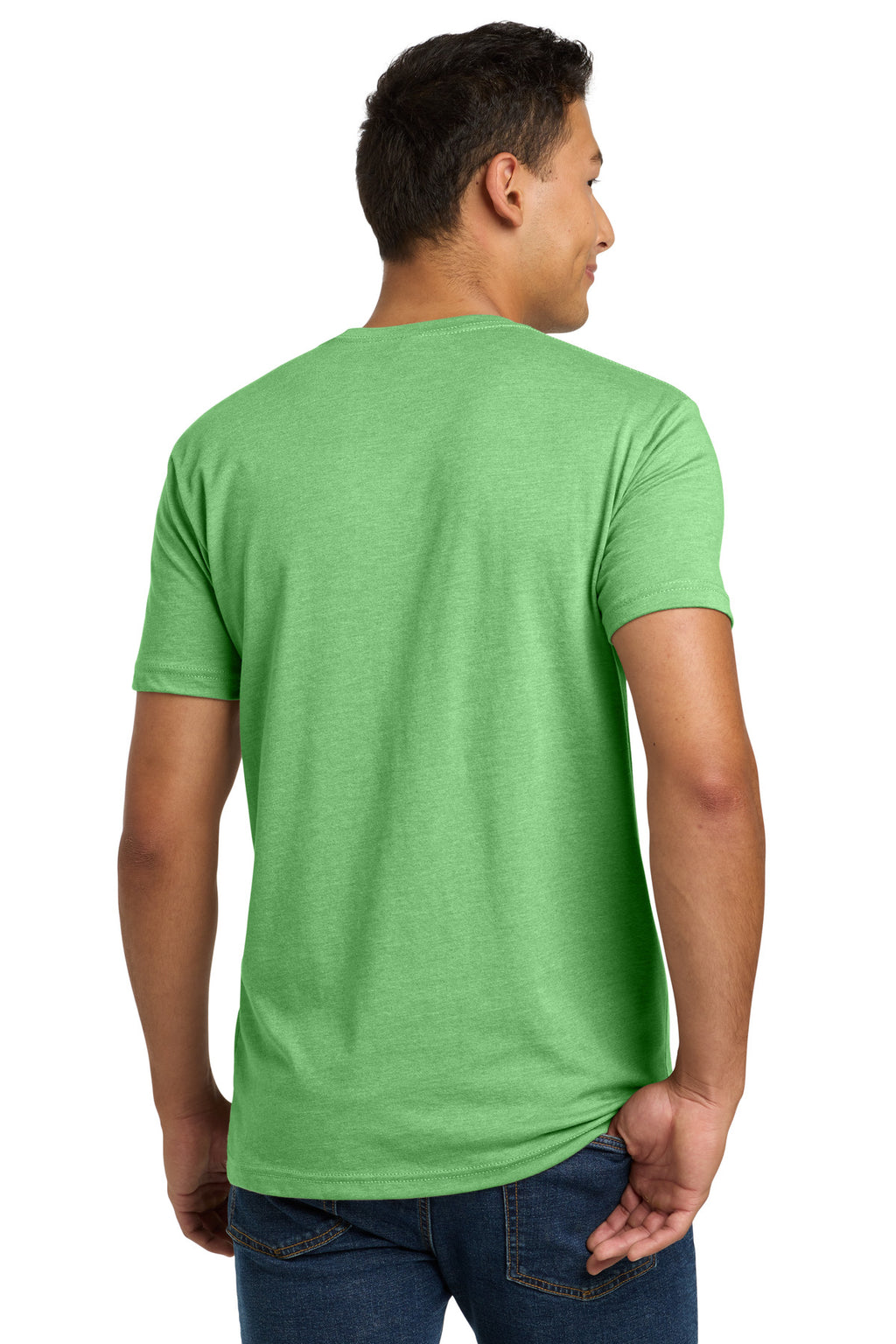 Next Level Apparel Adult CVC Tee. NL6210 - Apple Green - back