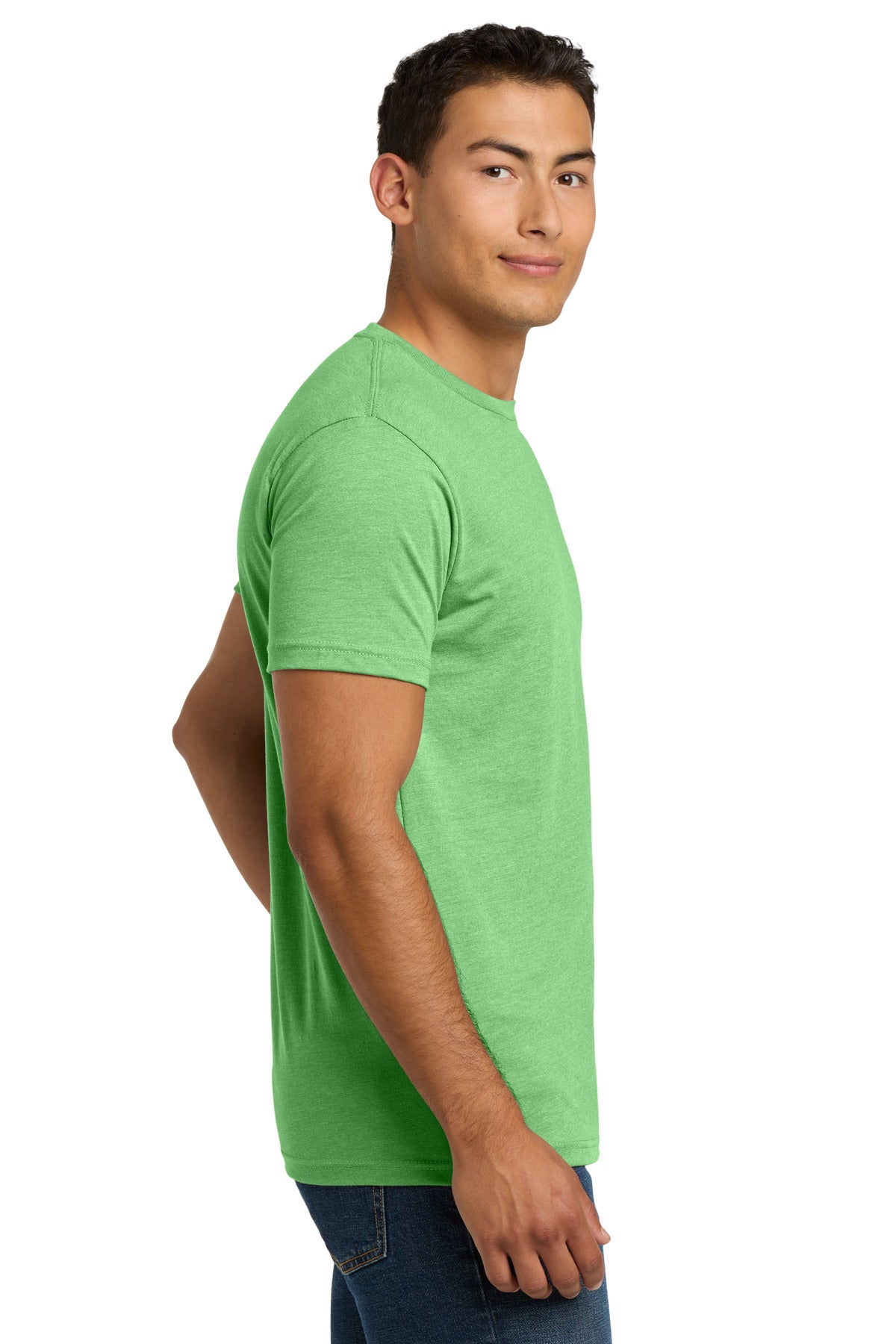 Next Level Apparel Adult CVC Tee. NL6210 - Apple Green - side