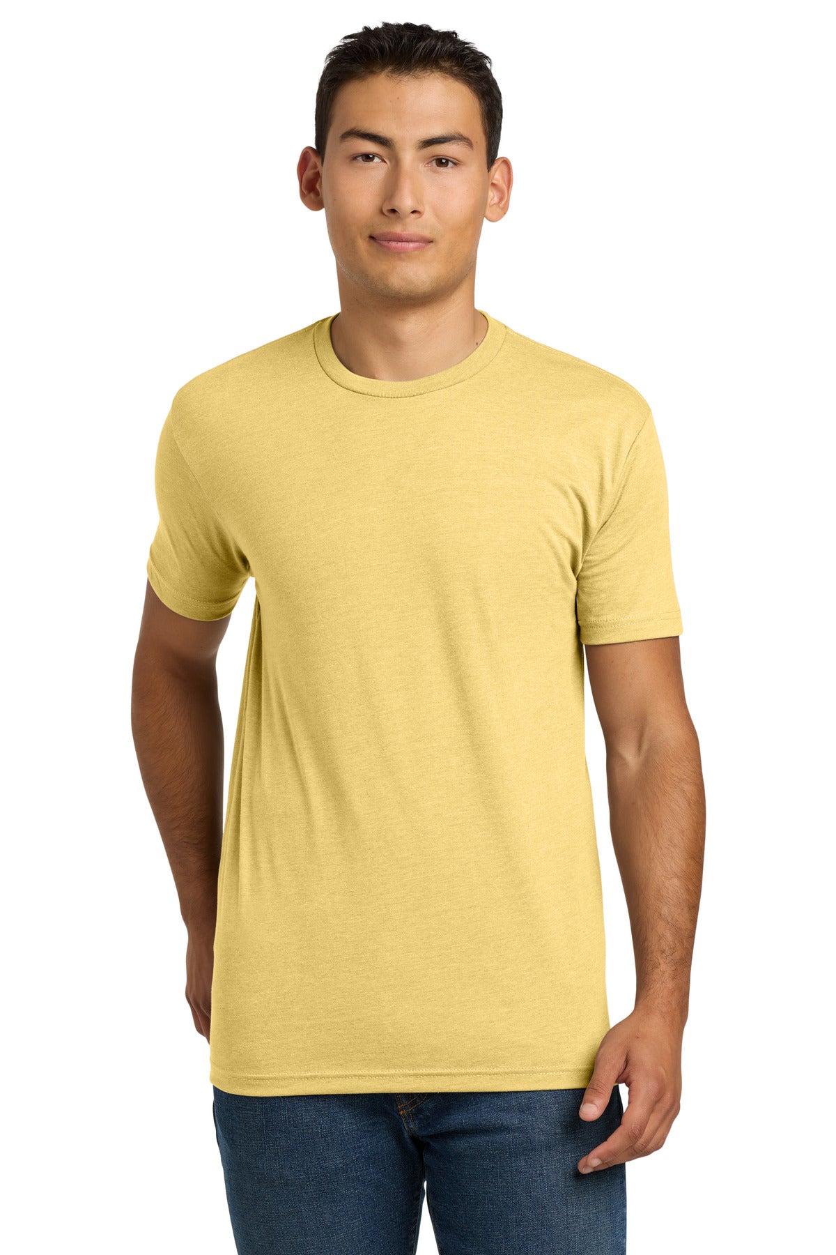 Next Level Apparel Adult CVC Tee. NL6210 - Banana Cream - front