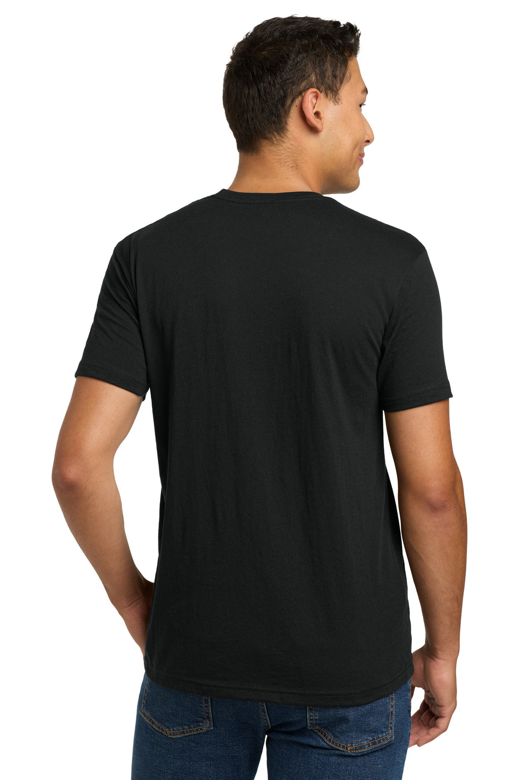 Next Level Apparel Adult CVC Tee. NL6210 - Black - back
