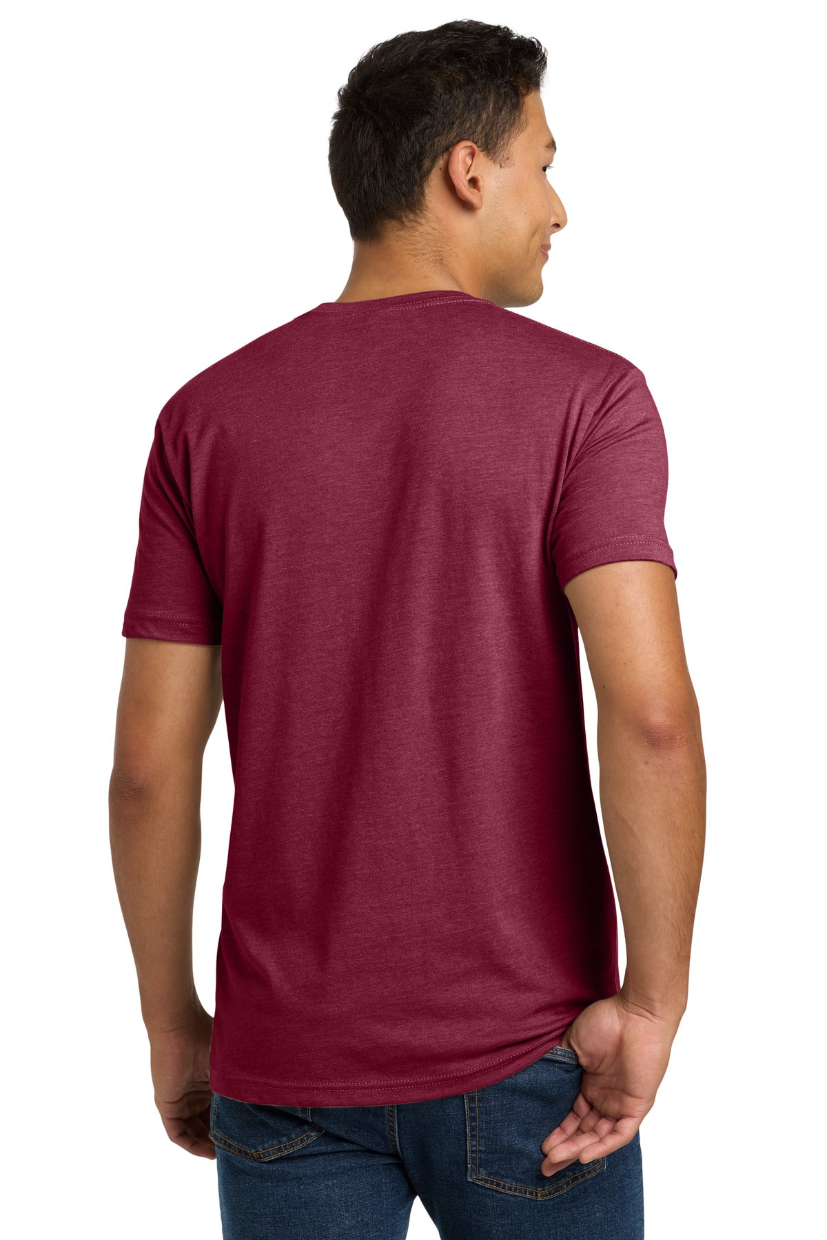 Next Level Apparel Adult CVC Tee. NL6210 - Cardinal - back
