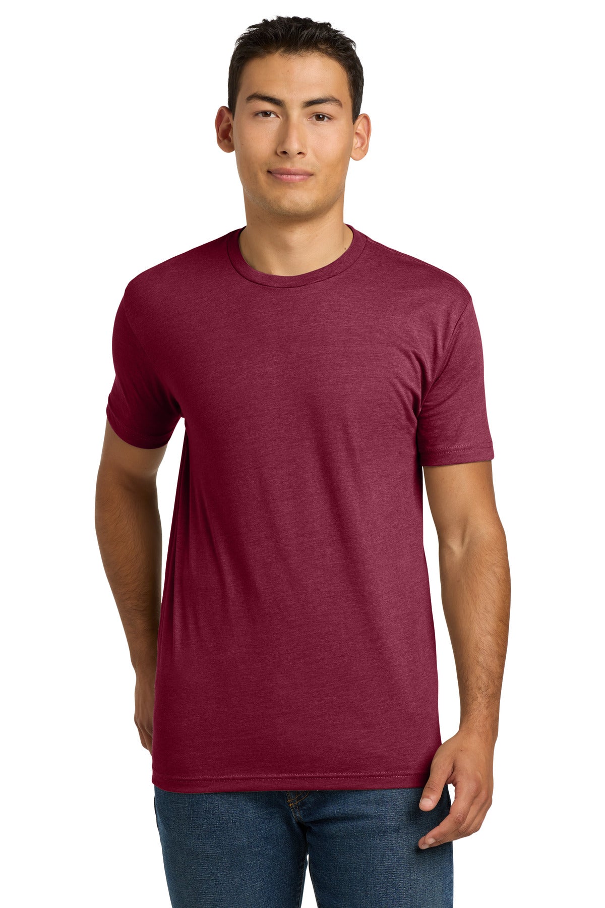 Next Level Apparel Adult CVC Tee. NL6210 - Cardinal - front