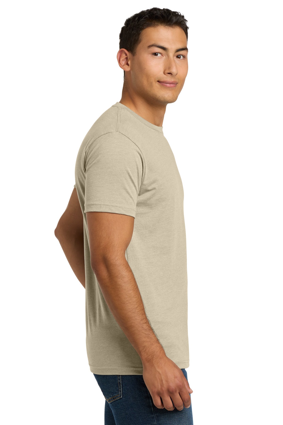 Next Level Apparel Adult CVC Tee. NL6210 - Cream - side