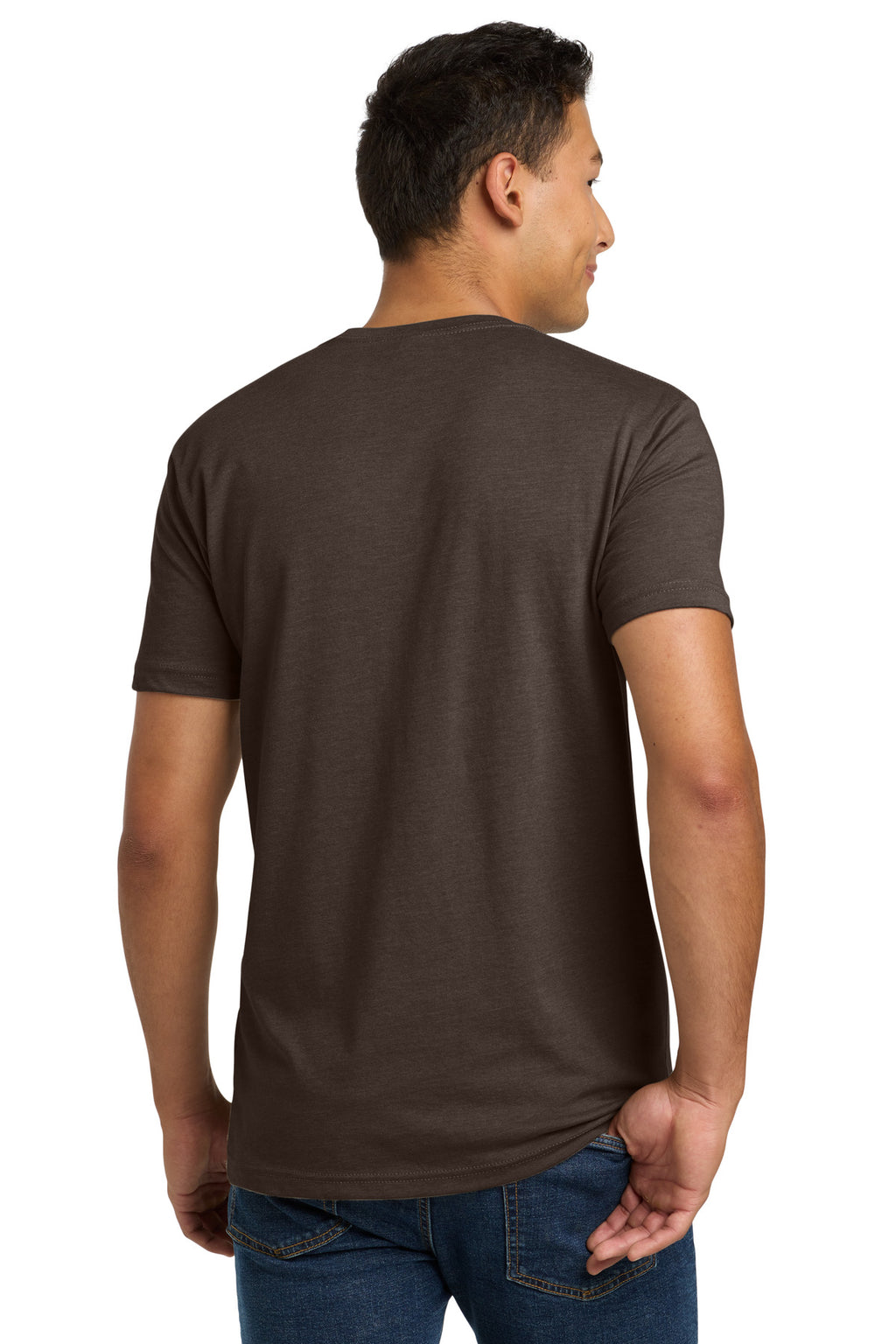 Next Level Apparel Adult CVC Tee. NL6210 - Espresso - back