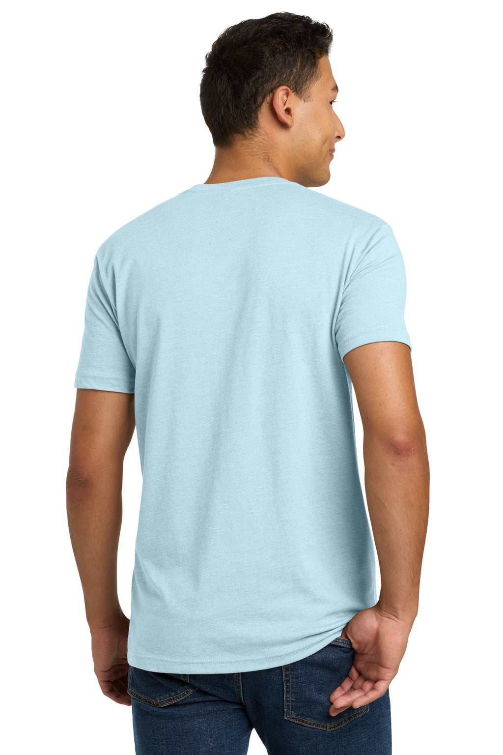 Next Level Apparel Adult CVC Tee. NL6210 - Ice Blue - back