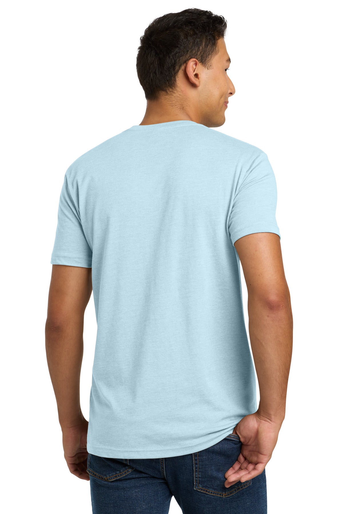 Next Level Apparel Adult CVC Tee. NL6210 - Ice Blue - back