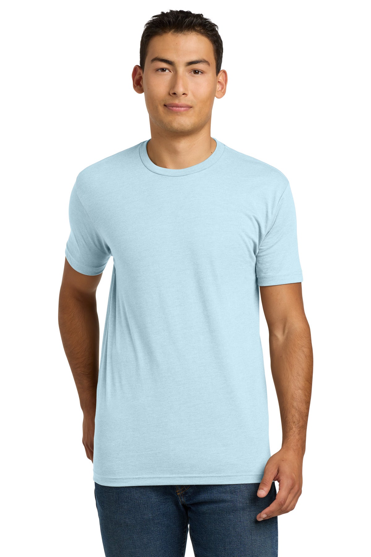 Next Level Apparel Adult CVC Tee. NL6210 - Ice Blue - front