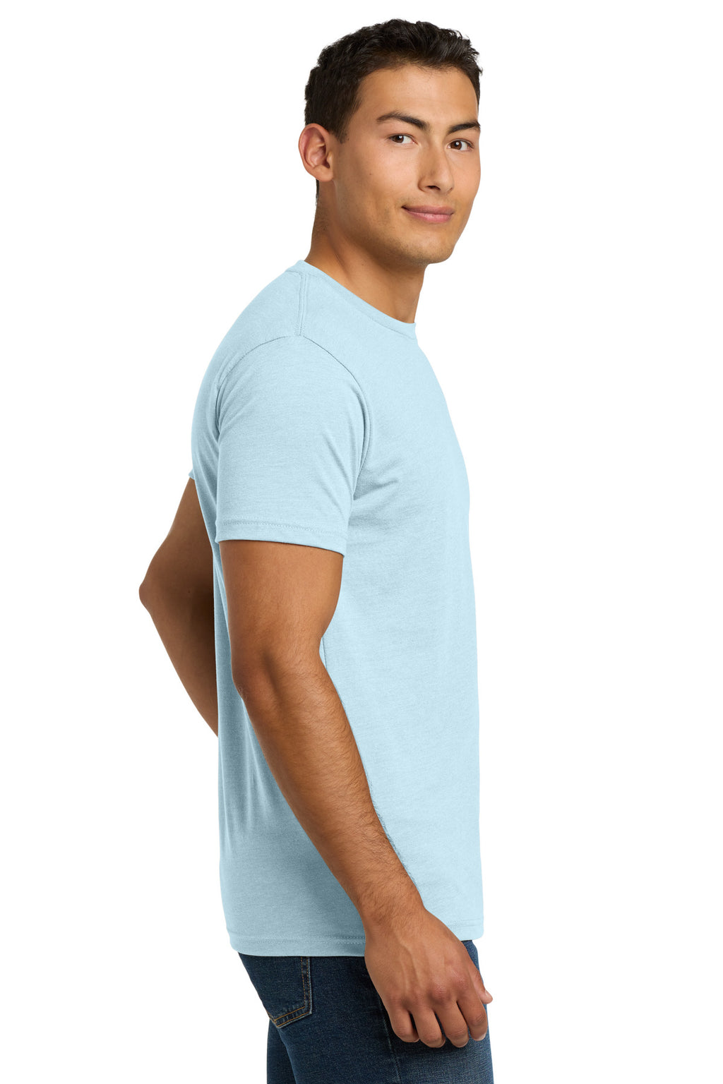 Next Level Apparel Adult CVC Tee. NL6210 - Ice Blue - side