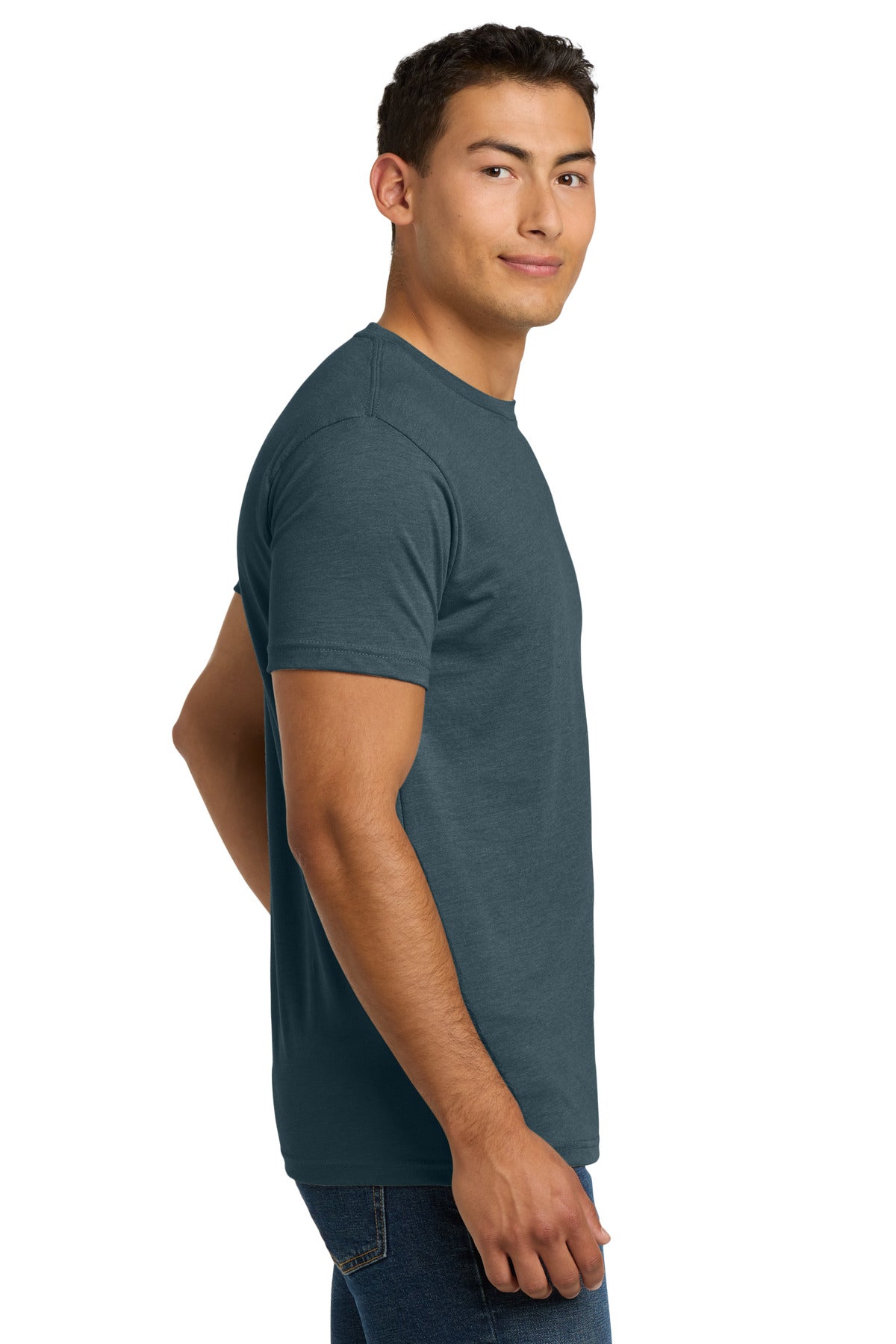 Next Level Apparel Adult CVC Tee. NL6210 - Indigo - side